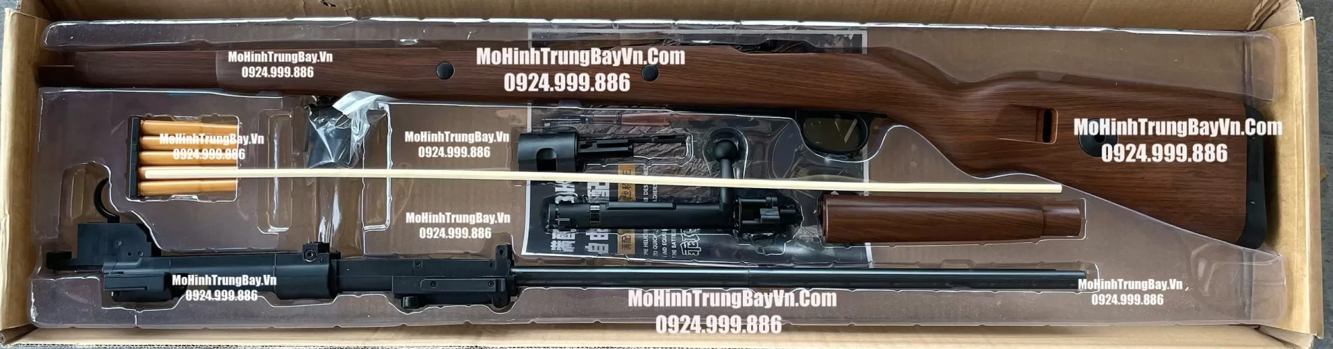 Súng Sniper Văng Shell Kar98  Nâu Gỗ 110cm Bắn Đạn Thạch Và Xốp Cực Đẹp k98 ka98 Mohinhtrungbayvn Mohinhtrungbay.vn