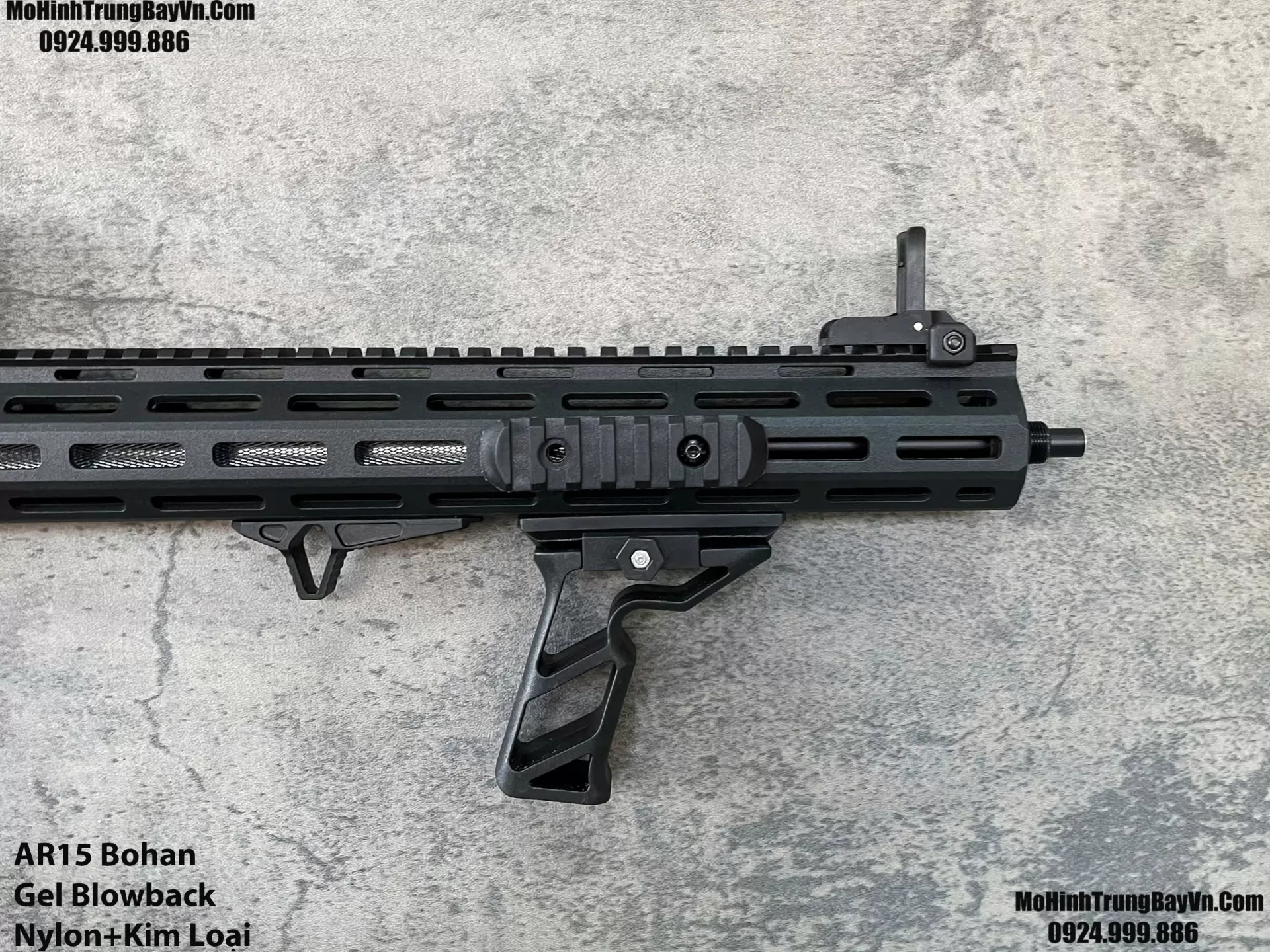 Súng Đạn Thạch AR15 Blowback Cao Cấp Bánh Răng Kim Loại Lực Cực Mạnh Hk416 M416 M4a1 M16 Mohinhtrungbay Mohinhtrungbay.vn (1)