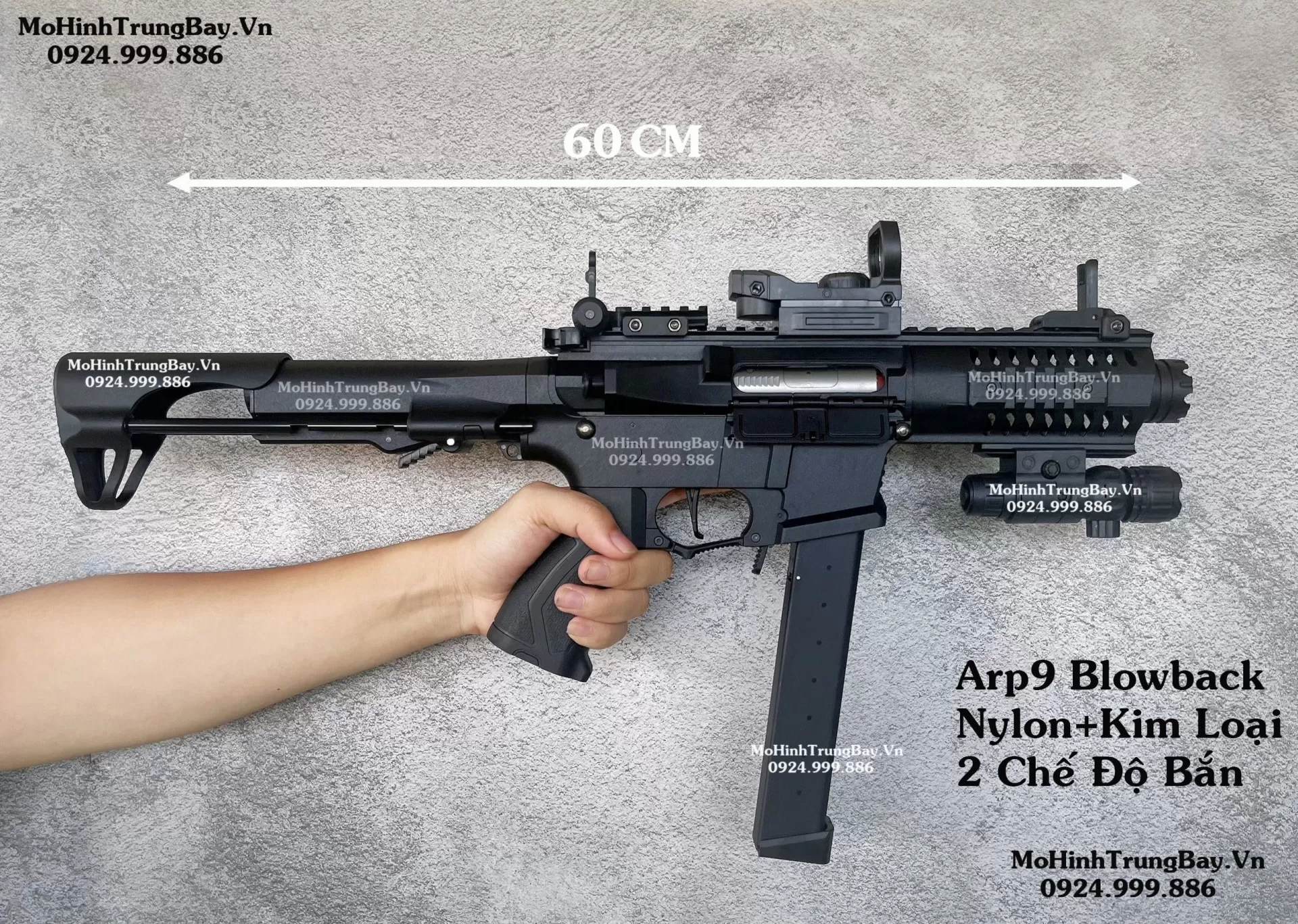 Siêu Phẩm Súng Đạn Thạch ARP9 Blowback Cao Cấp Full Phụ Kiện Bánh Răng Kim Loại Cao Cấp Mohinhtrungbay Mohinhtrungbay.vn