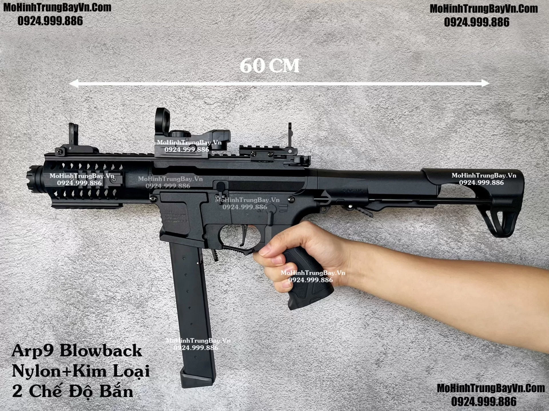 Siêu Phẩm Súng Đạn Thạch ARP9 Blowback Cao Cấp Full Phụ Kiện Bánh Răng Kim Loại Cao Cấp Mohinhtrungbay Mohinhtrungbay.vn