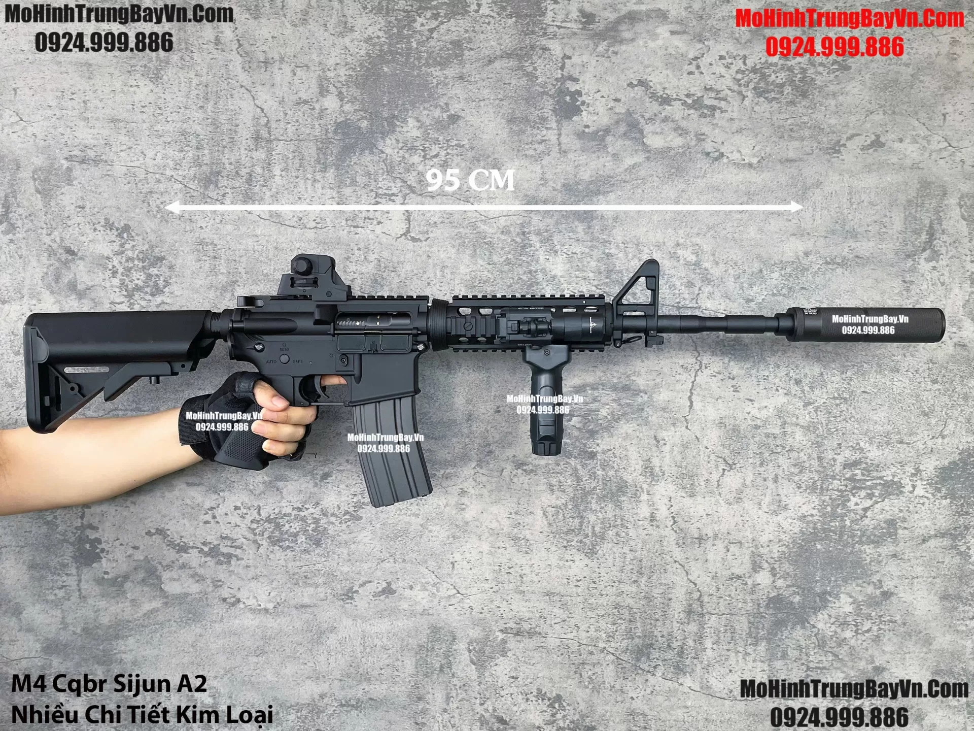 Súng Đạn Thạch M4 CQBR Sijun A2 Nhiều Kim Loại Blowback Cực Mạnh  M4 CQBR M416 Hk416 Mohinhtrungbay Mohinhtrungbay.vn