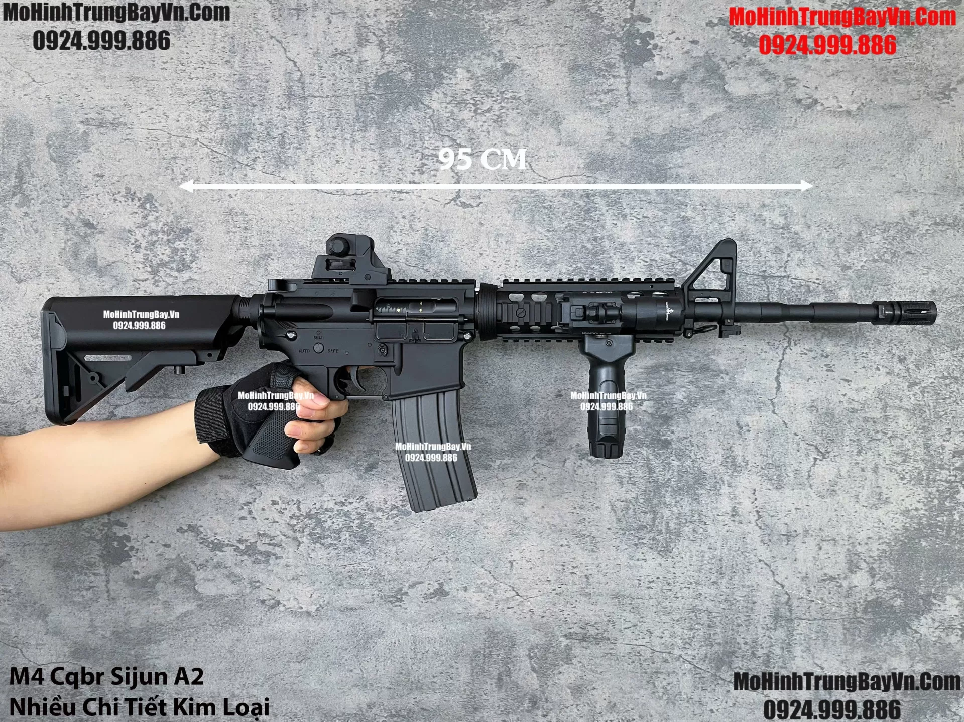 Súng Đạn Thạch M4 CQBR Sijun A2 Nhiều Kim Loại Blowback Cực Mạnh  M4 CQBR M416 Hk416 Mohinhtrungbay Mohinhtrungbay.vn