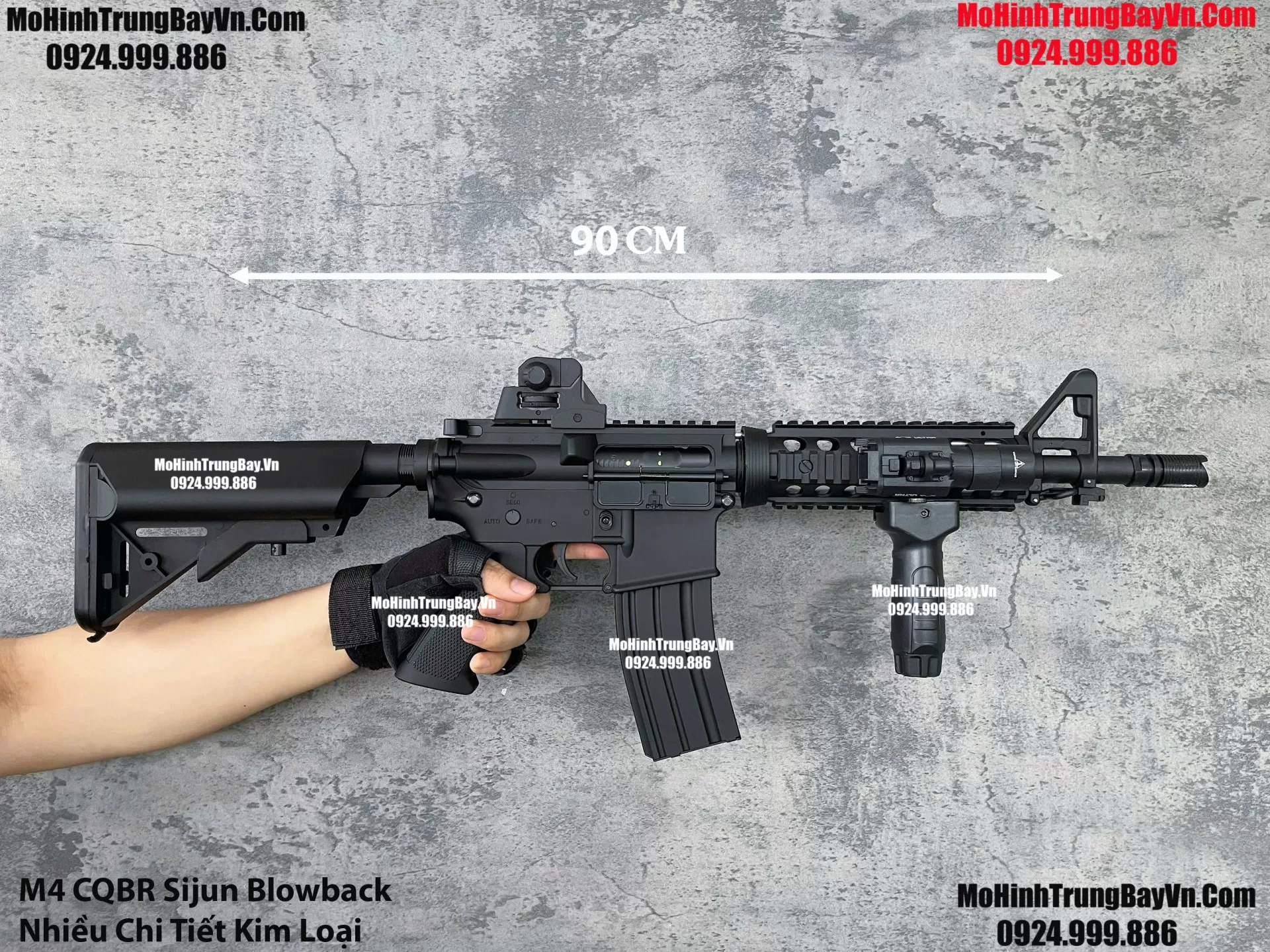 Súng Đạn Thạch M4 CQBR Sijun Cực Nhiều Kim Loại Blowback Cực Mạnh  M4 CQBR M416 Hk416 M16 Mohinhtrungbay Mohinhtrungbay.vn