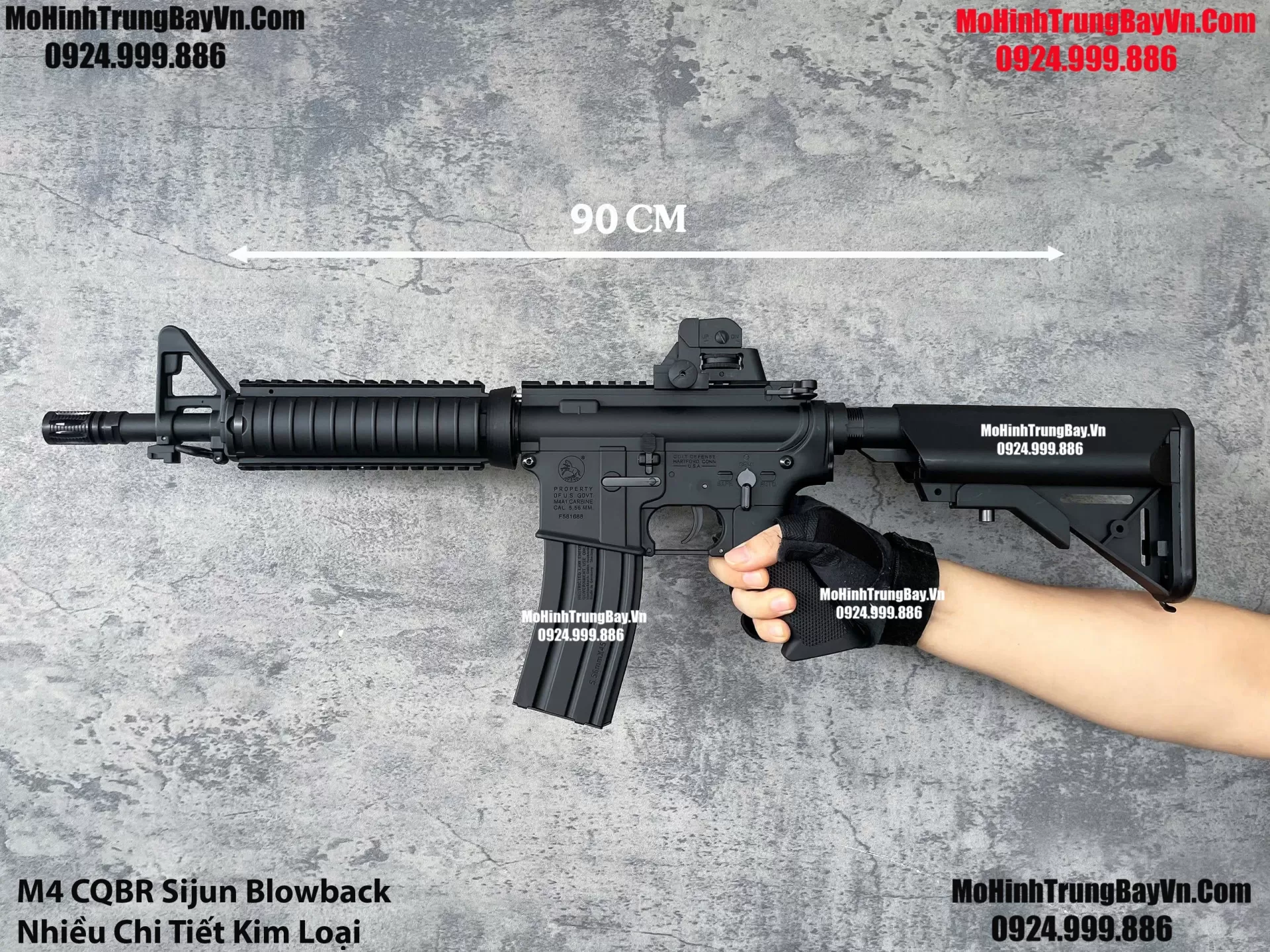Súng Đạn Thạch M4 CQBR Sijun Cực Nhiều Kim Loại Blowback Cực Mạnh  M4 CQBR M416 Hk416 M16 Mohinhtrungbay Mohinhtrungbay.vn