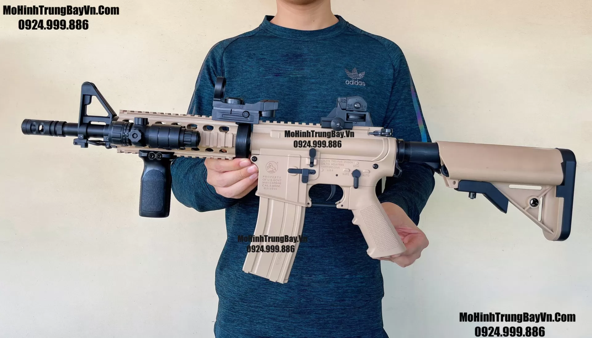 Súng Đạn Thạch M4 CQBR Tan Độ Bánh Răng Kim Loại Blowback Cực Mạnh  M4 CQBR M416 Hk416 M16 FJS Mohinhtrungbay Mohinhtrungbay.vn