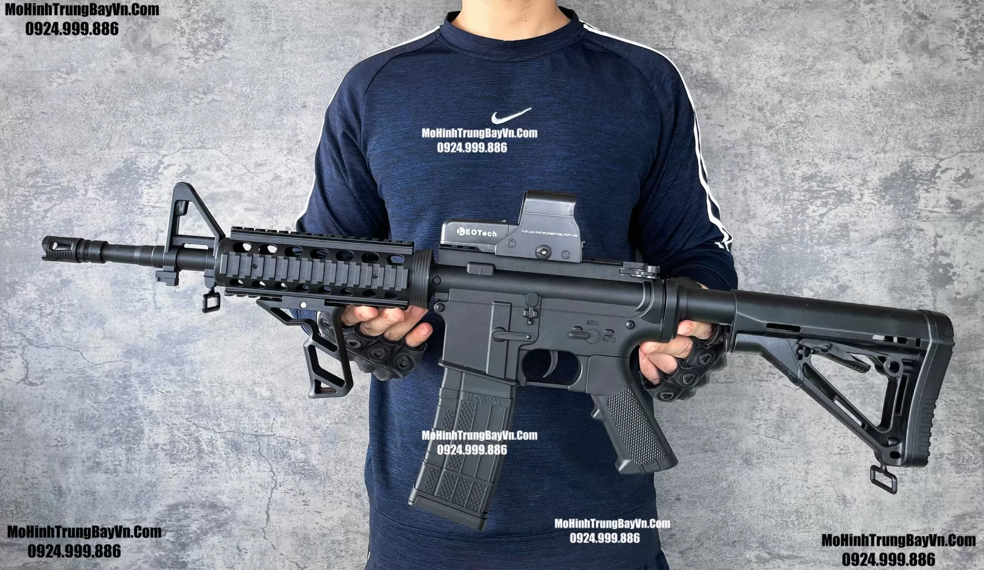 Súng Đạn Thạch M416 Blowback 2 Chế Độ Auto Semi Full Phụ Kiện Giá Rẻ M4 M416 Hk416 M4a1 Mohinhtrungbay Mohinhtrungbay.vn (1)