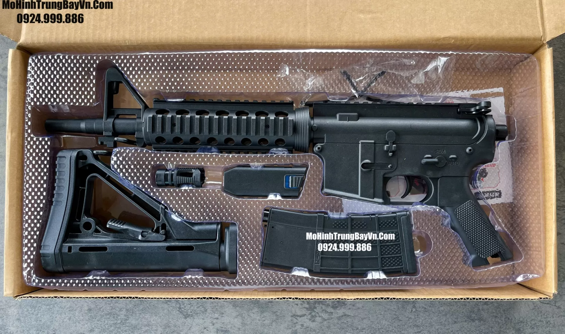 Súng Đạn Thạch M416 Blowback 2 Chế Độ Auto Semi Full Phụ Kiện Giá Rẻ M4 M416 Hk416 M4a1 Mohinhtrungbay Mohinhtrungbay.vn (1)
