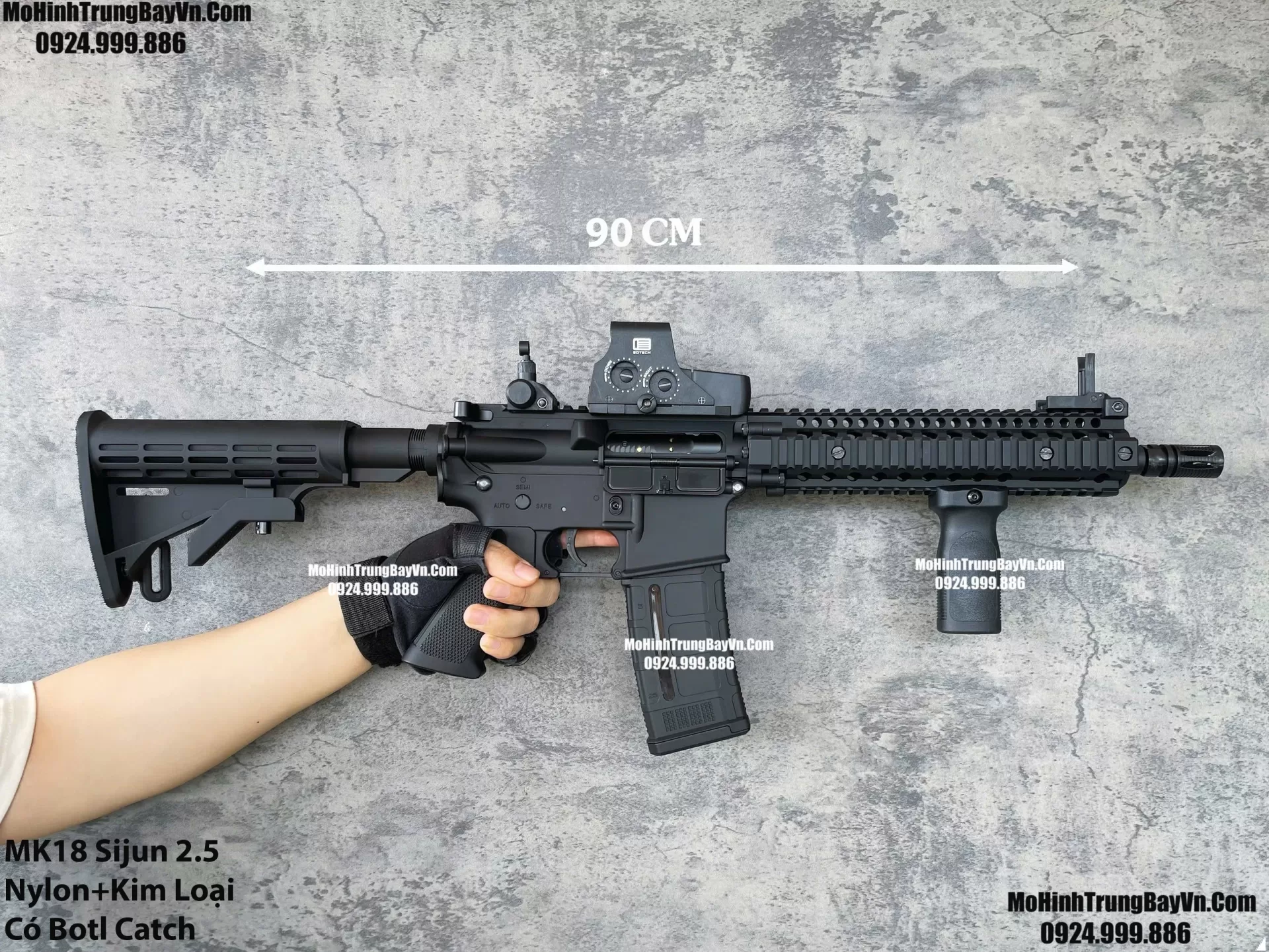 Súng Đạn Thạch Mk18 Sijun V2.5  Nhiều Chi Tiết Kim Loại Lực Tốt M4 Hk416 M4a1 M416 Gelgun (1)