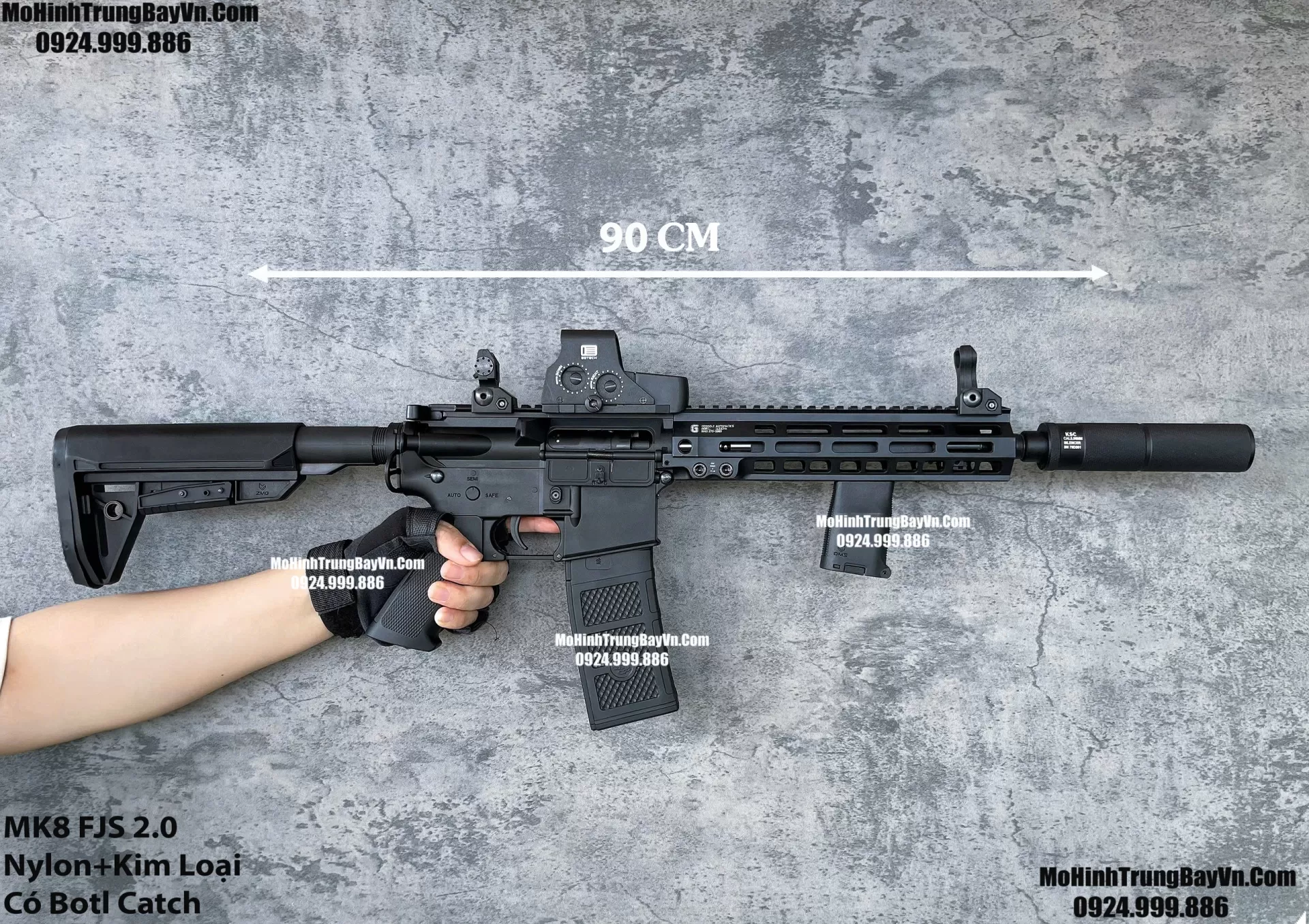 Súng Đạn Thạch Mk8 Fjs V2 Nhiều Chi Tiết Kim Loại Lực Tốt M4 Hk416 M4a1 M416 Gelgun