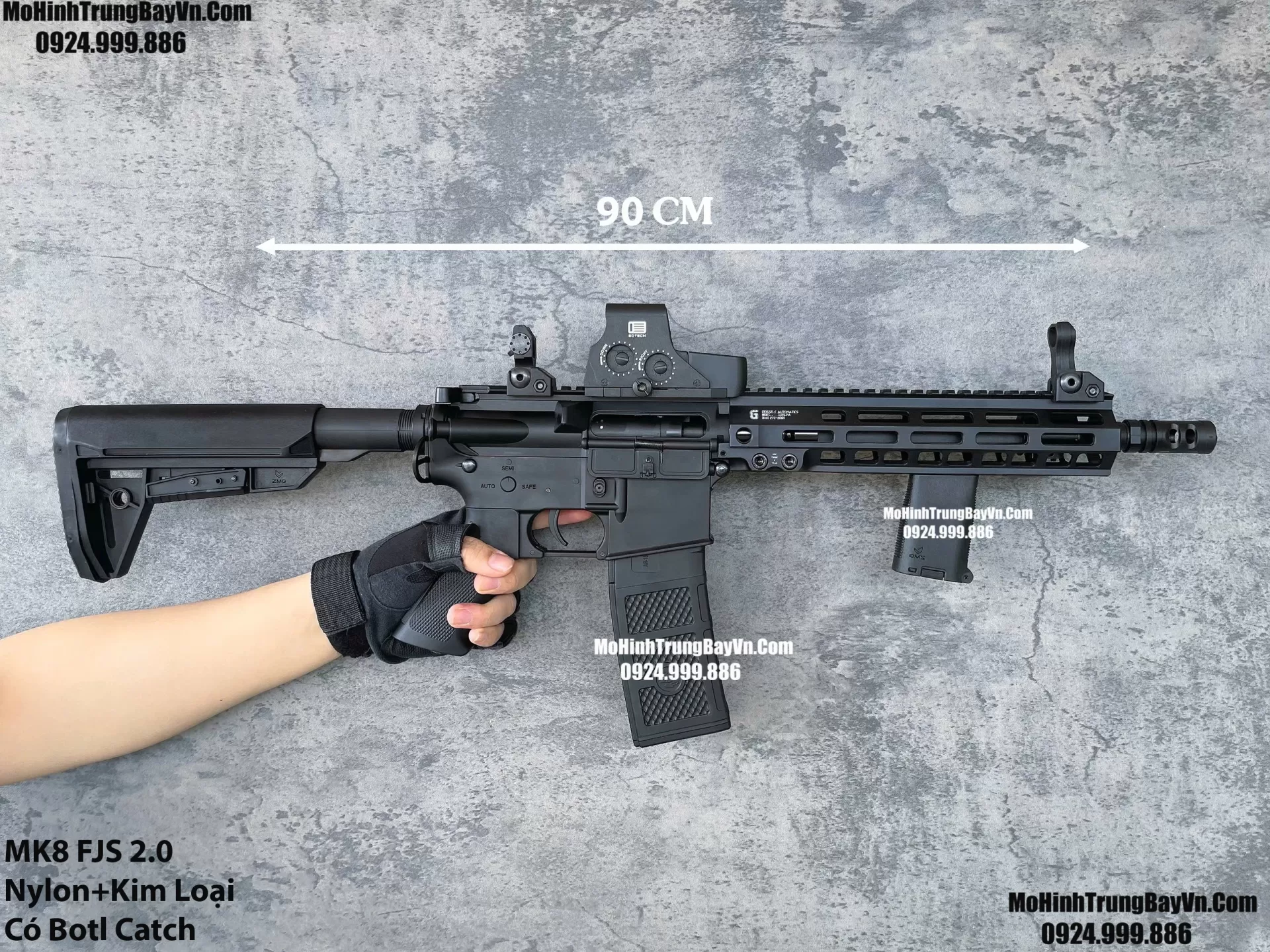 Súng Đạn Thạch Mk8 Fjs V2 Nhiều Chi Tiết Kim Loại Lực Tốt M4 Hk416 M4a1 M416 Gelgun