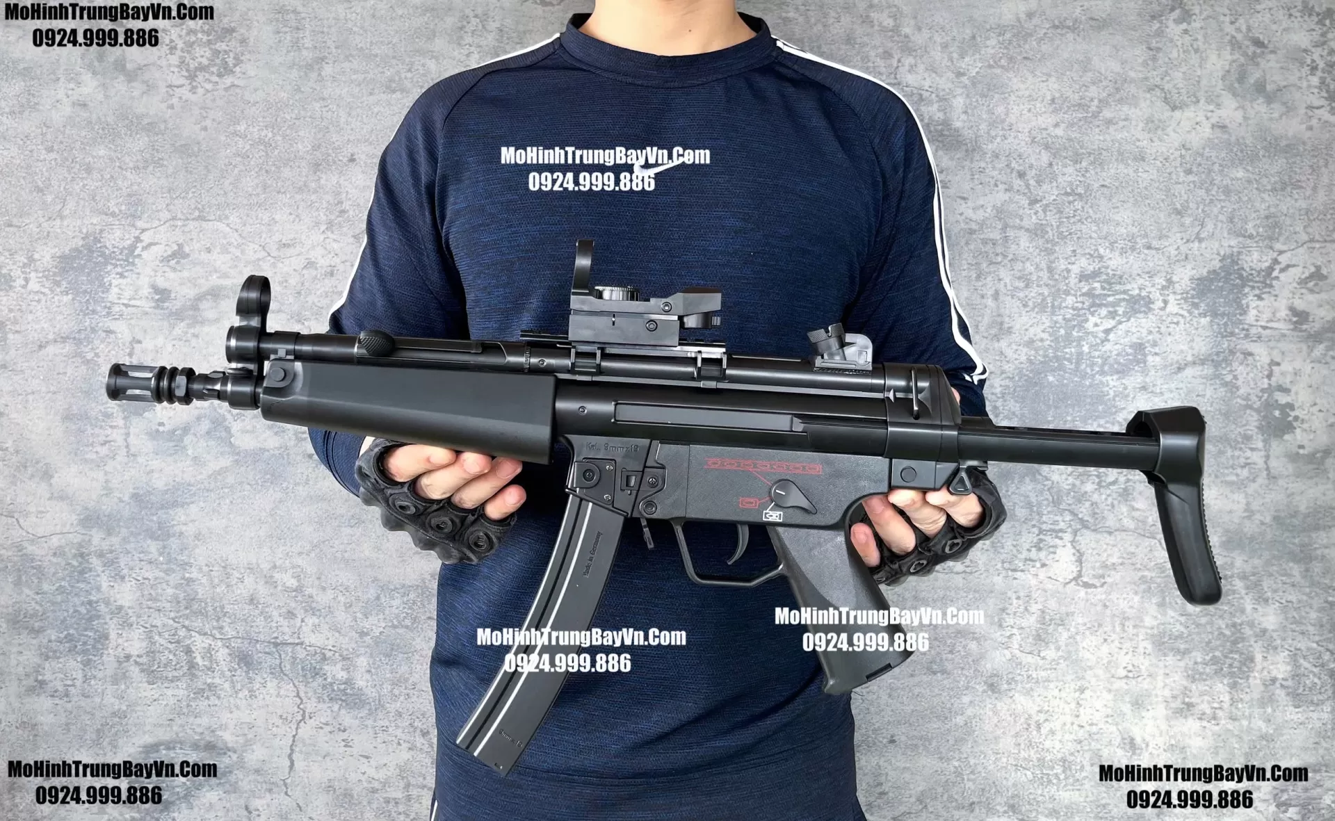 Súng Đạn Thạch SMG Mp5 Giá Rẻ Blowback 2 Chế Độ Auto Semi Full Phụ Kiện Giá Rẻ  Mohinhtrungbay Mohinhtrungbay.vn (1)