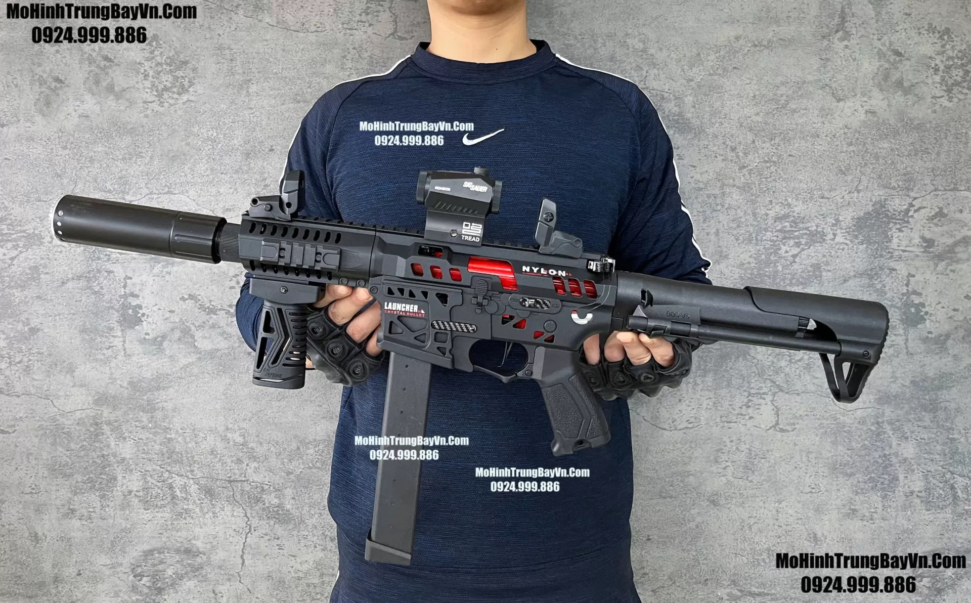 Súng Đạn Thạch SMG ARP9 Blowback 2 Chế Độ Auto Semi Full Phụ Kiện Giá Rẻ M4 M416 Hk416 M4a1 AR15 MCX   Mohinhtrungbay Mohinhtrungbay.vn (1) (1) (1)