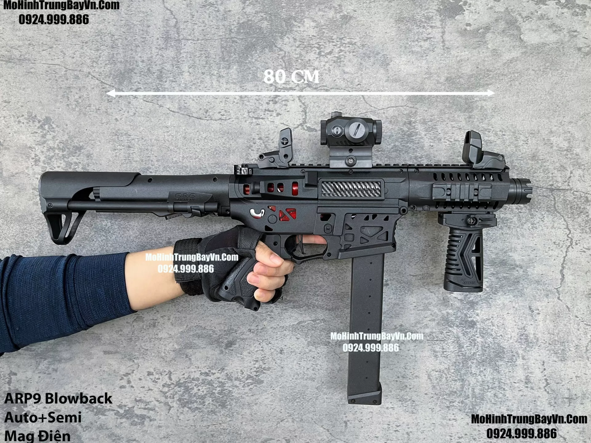 Súng Đạn Thạch SMG ARP9 Blowback 2 Chế Độ Auto Semi Full Phụ Kiện Giá Rẻ M4 M416 Hk416 M4a1 AR15 MCX   Mohinhtrungbay Mohinhtrungbay.vn (1) (1) (1)