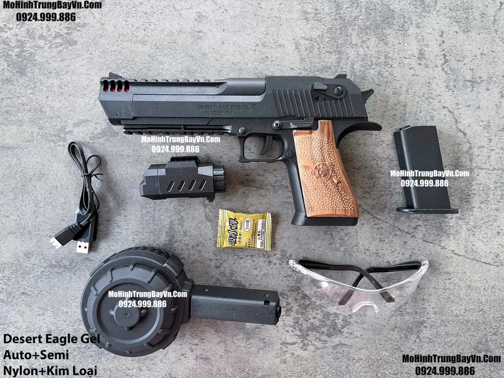 Súng Lục Đạn Thạch Desert Eagle Black Auto Blowback 2 Chế Độ Auto Semi Kèm 2 Băng Đạn Lực Cực Mạnh Mohinhtrungbay Mohinhtrungbay.vn (1) (1) (1)