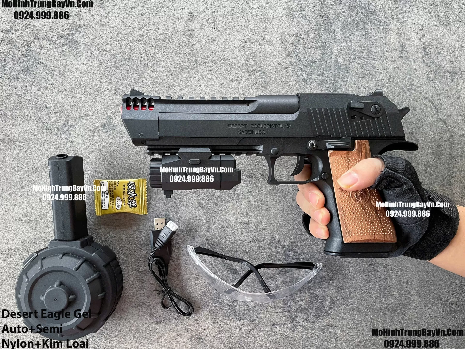 Súng Lục Đạn Thạch Desert Eagle Black Auto Blowback 2 Chế Độ Auto Semi Kèm 2 Băng Đạn Lực Cực Mạnh Mohinhtrungbay Mohinhtrungbay.vn (1) (1) (1)