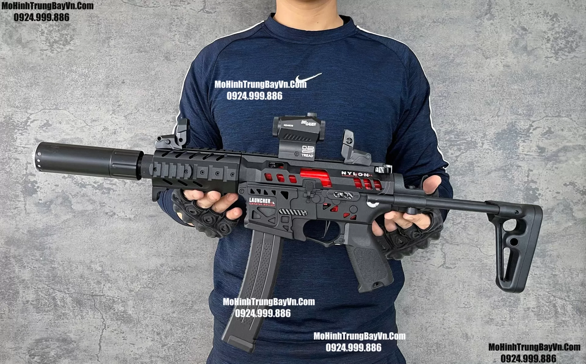 Súng Đạn Thạch SMG MPX Blowback 2 Chế Độ Auto Semi Full Phụ Kiện Giá Rẻ M4 M416 Hk416 M4a1 AR15 MCX   Mohinhtrungbay Mohinhtrungbay.vn (1) (1)