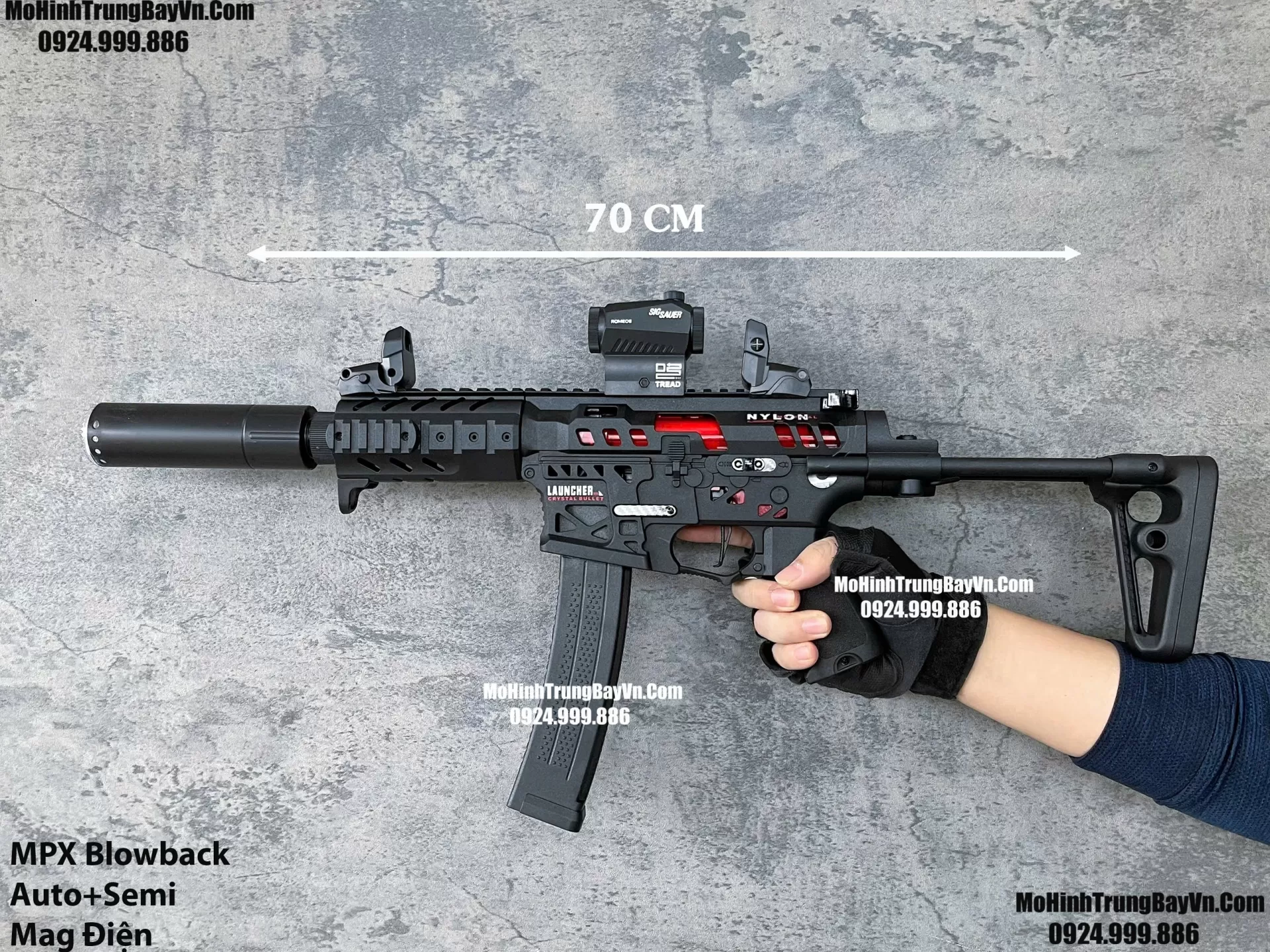 Súng Đạn Thạch SMG MPX Blowback 2 Chế Độ Auto Semi Full Phụ Kiện Giá Rẻ M4 M416 Hk416 M4a1 AR15 MCX   Mohinhtrungbay Mohinhtrungbay.vn (1) (1)