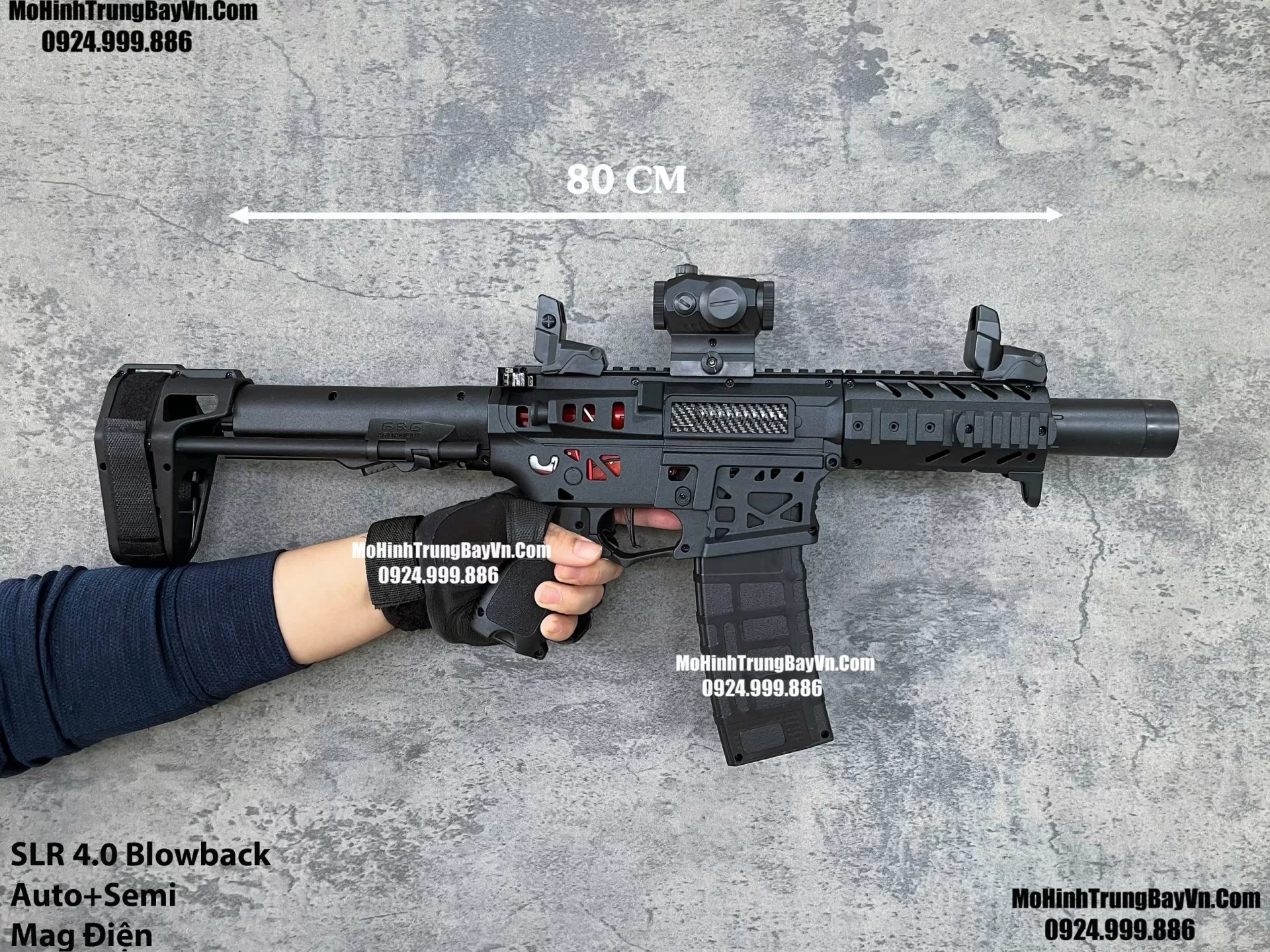 Súng Đạn Thạch SLR 4.0 Blowback 2 Chế Độ Auto Semi Full Phụ Kiện Giá Rẻ M4 M416 Hk416 M4a1 Mohinhtrungbay Mohinhtrungbay.vn (1) (1)