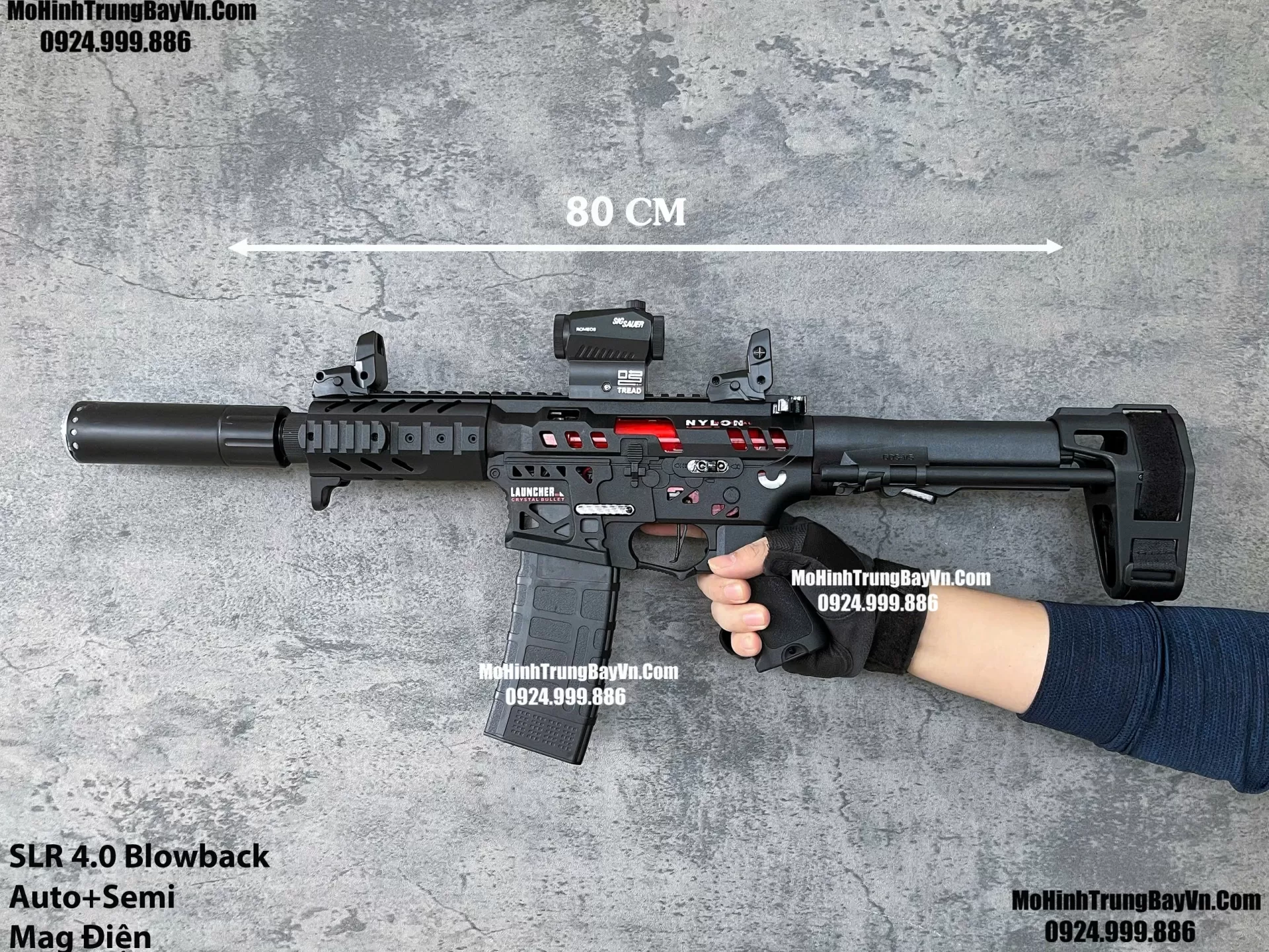 Súng Đạn Thạch SLR 4.0 Blowback 2 Chế Độ Auto Semi Full Phụ Kiện Giá Rẻ M4 M416 Hk416 M4a1 Mohinhtrungbay Mohinhtrungbay.vn (1) (1)