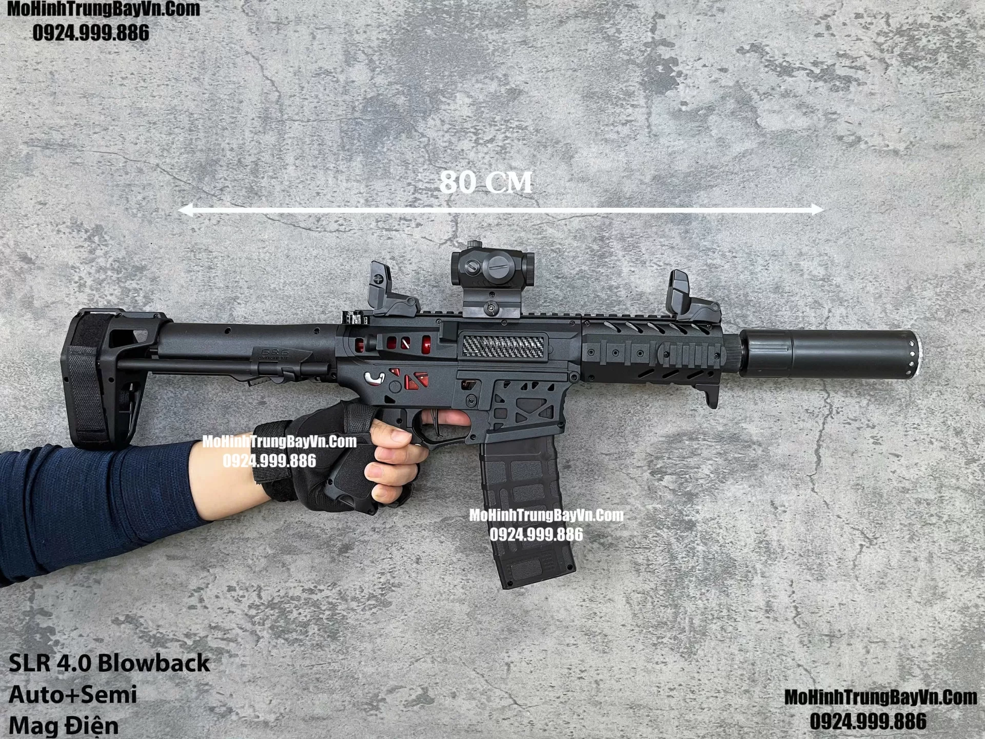Súng Đạn Thạch SLR 4.0 Blowback 2 Chế Độ Auto Semi Full Phụ Kiện Giá Rẻ M4 M416 Hk416 M4a1 Mohinhtrungbay Mohinhtrungbay.vn (1) (1)