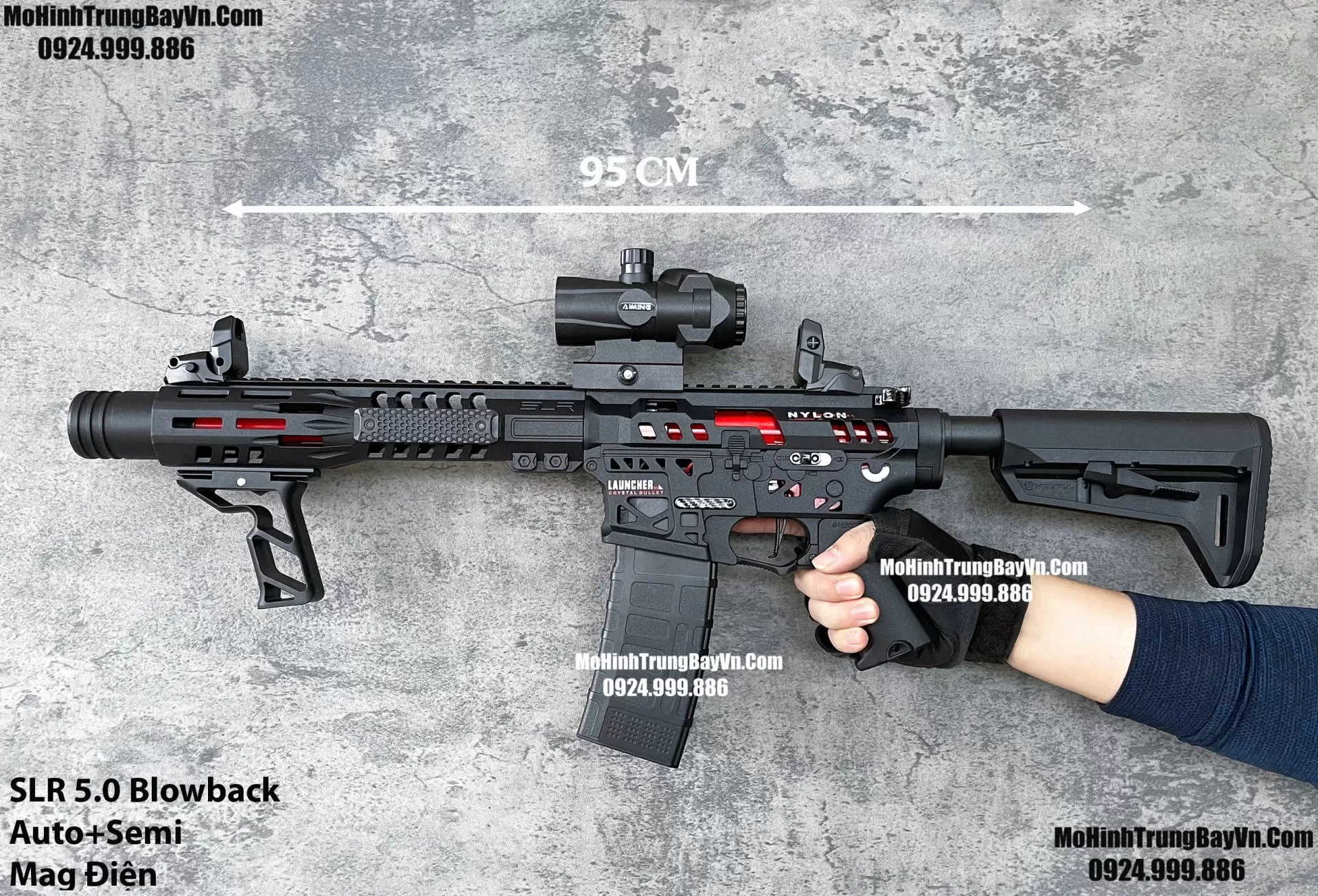 Súng Đạn Thạch SLR 5.0 Blowback 2 Chế Độ Auto Semi Full Phụ Kiện Giá Rẻ M4 M416 Hk416 M4a1  ar15 Mohinhtrungbay Mohinhtrungbay.vn (1) (1) (1)