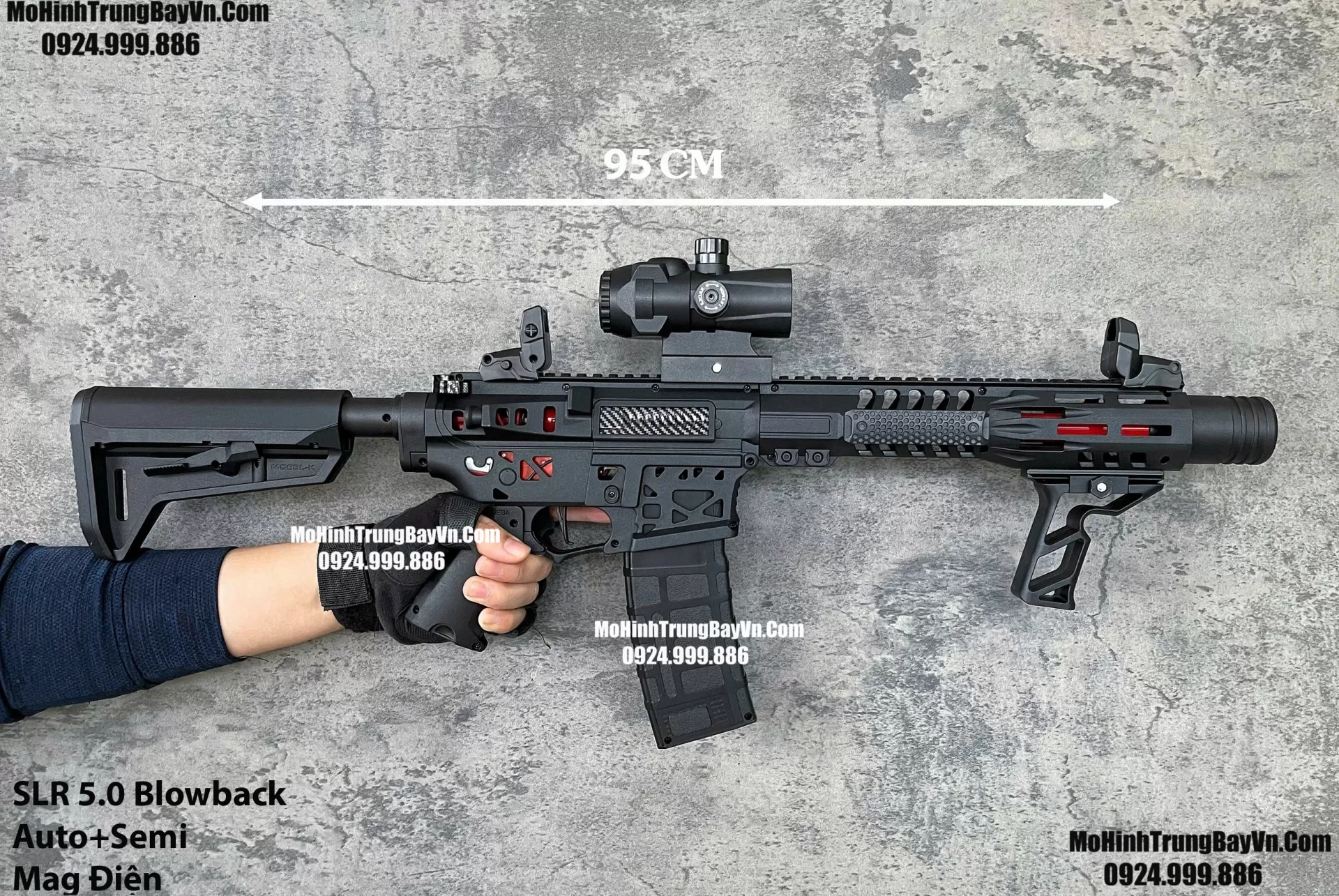 Súng Đạn Thạch SLR 5.0 Blowback 2 Chế Độ Auto Semi Full Phụ Kiện Giá Rẻ M4 M416 Hk416 M4a1  ar15 Mohinhtrungbay Mohinhtrungbay.vn (1) (1) (1)