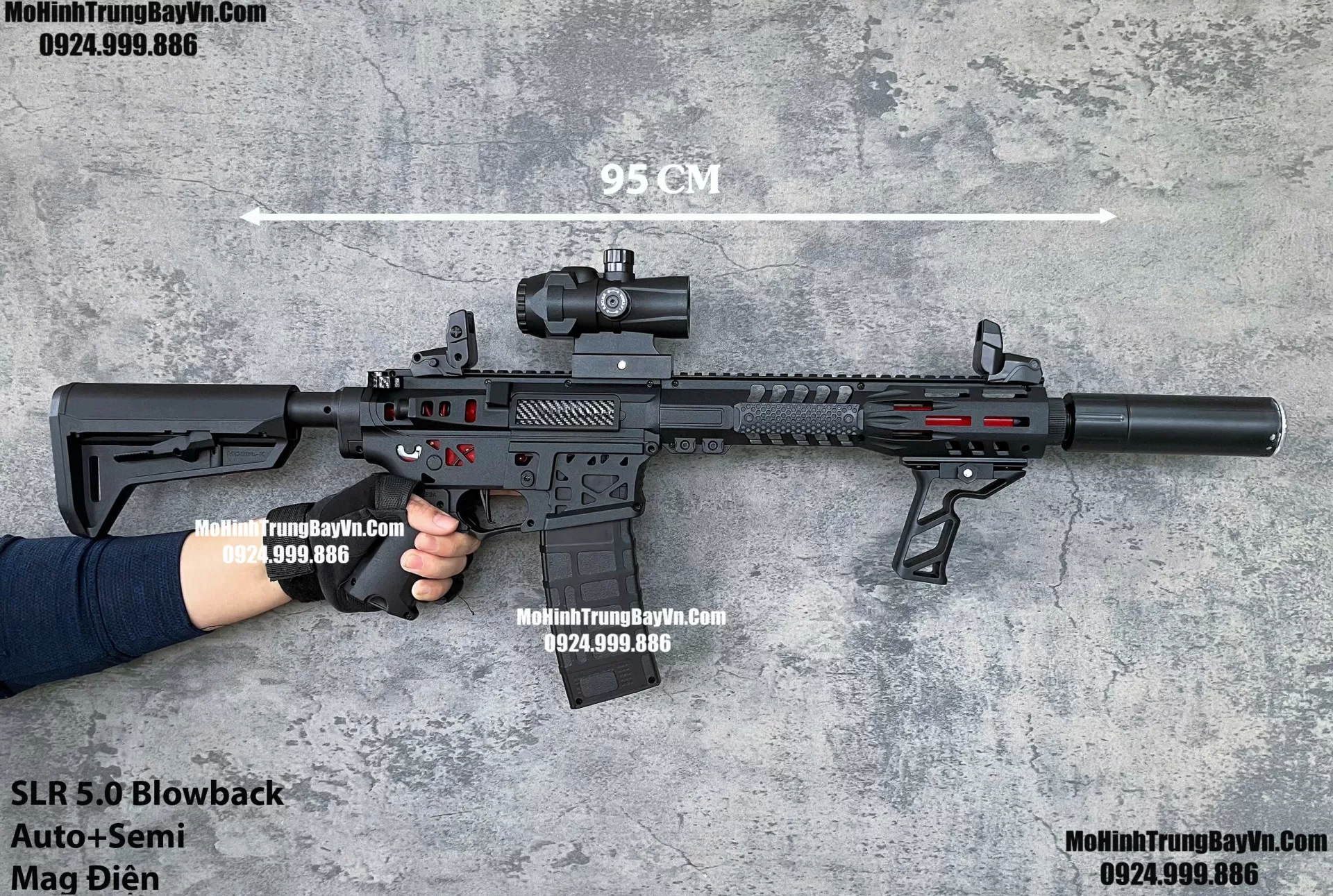 Súng Đạn Thạch SLR 5.0 Blowback 2 Chế Độ Auto Semi Full Phụ Kiện Giá Rẻ M4 M416 Hk416 M4a1  ar15 Mohinhtrungbay Mohinhtrungbay.vn (1) (1) (1)