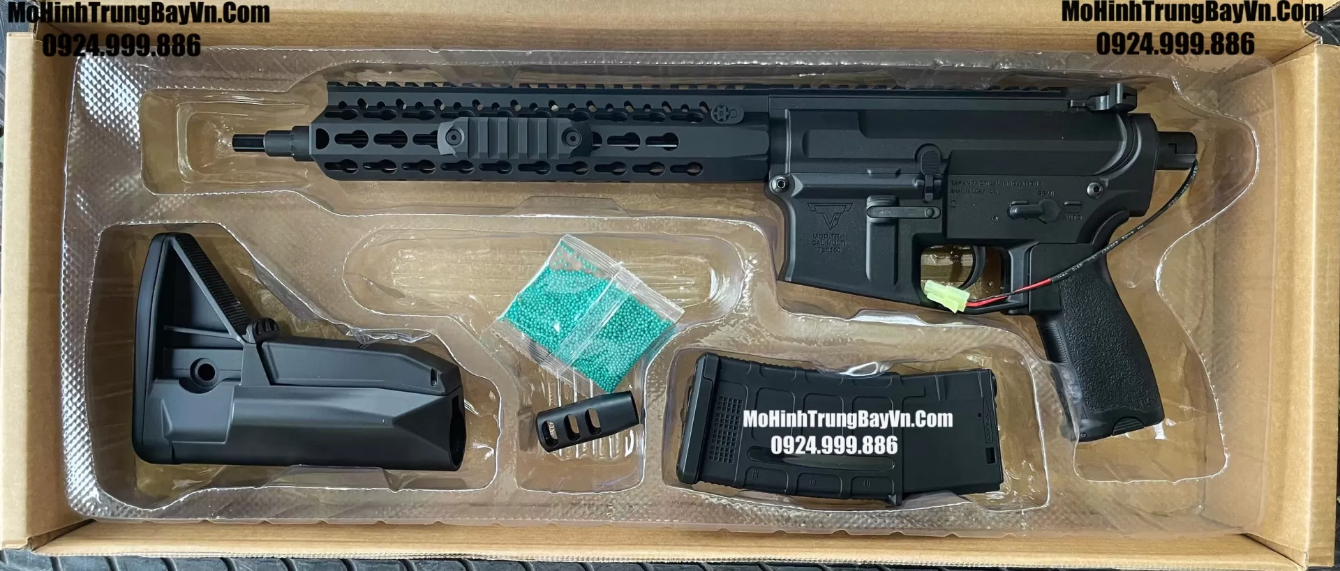 Súng Đạn Thạch TTI Tr-1 John Wick Sijun Blowback Bánh Răng Kim Loại Lực Cực Mạnh M416 M4a1 M16 SLR Mohinhtrungbay Mohinhtrungbay.vn Hk416