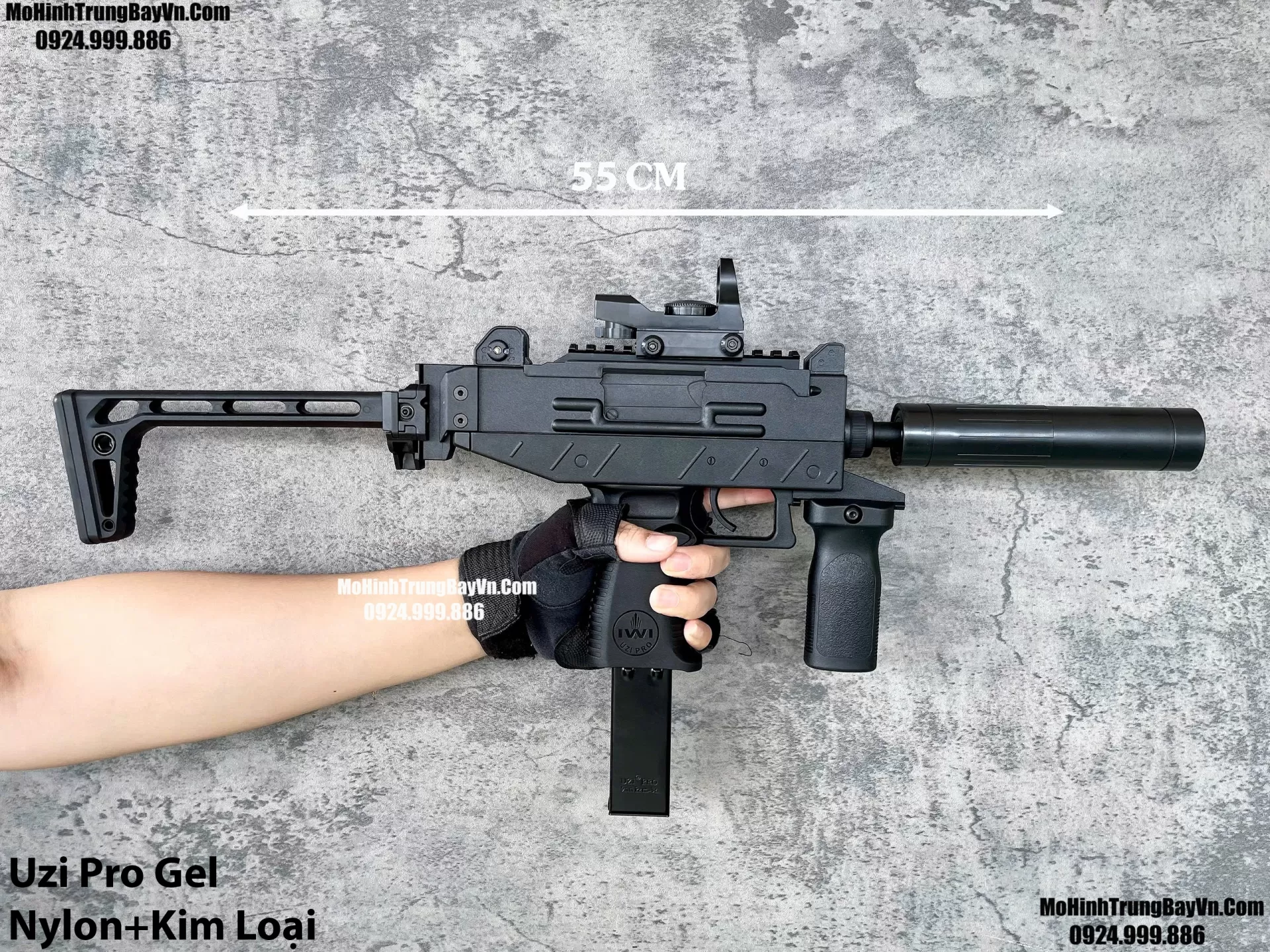 Súng Đạn Thạch SMG UZI Pro Mag Kim Loại  Sấy Cực nhanh  Mp5 Mp7 Mohinhtrungbay Mohinhtrungbay.vn (1) (1)