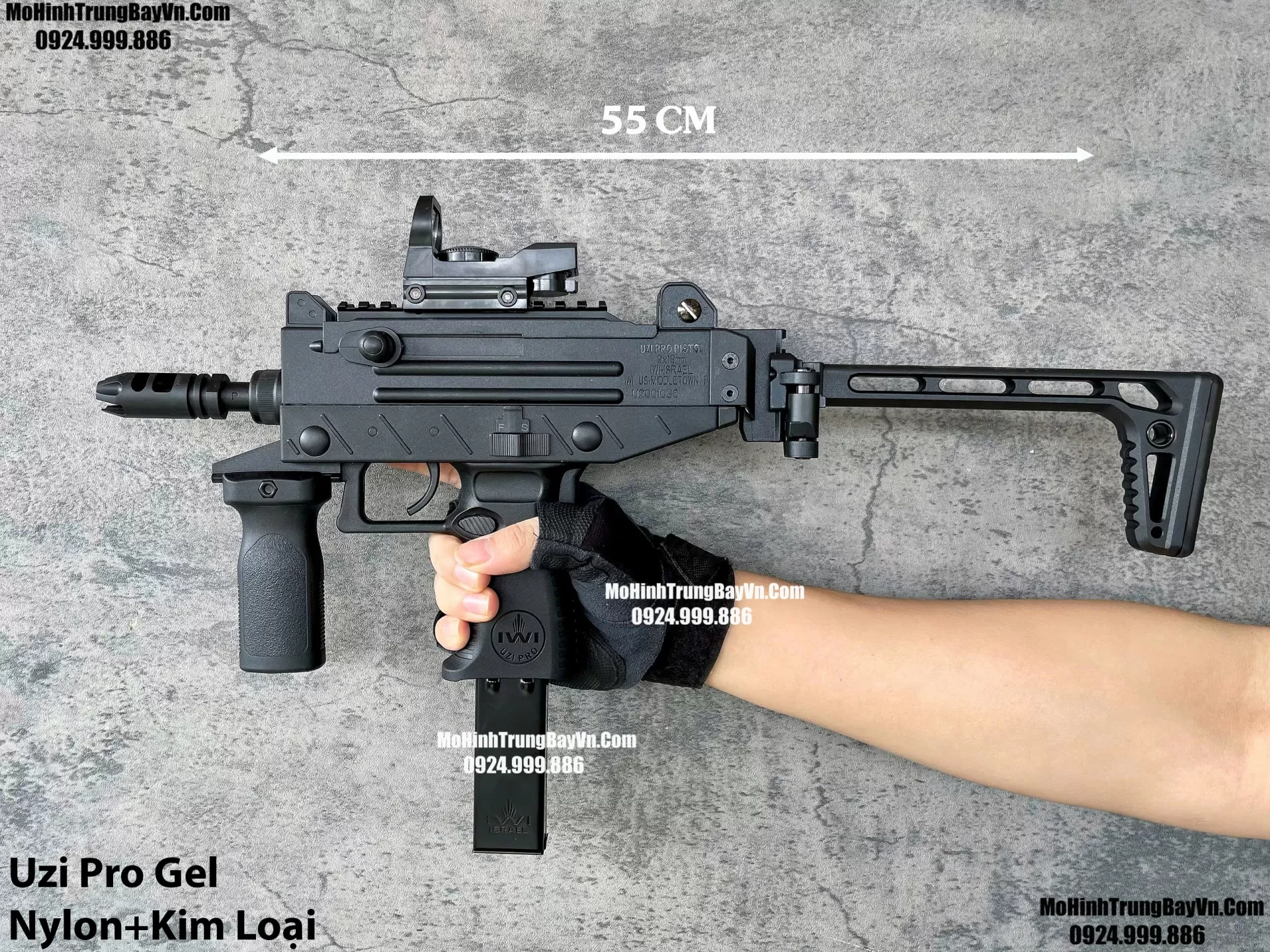 Súng Đạn Thạch SMG UZI Pro Mag Kim Loại  Sấy Cực nhanh  Mp5 Mp7 Mohinhtrungbay Mohinhtrungbay.vn (1) (1)