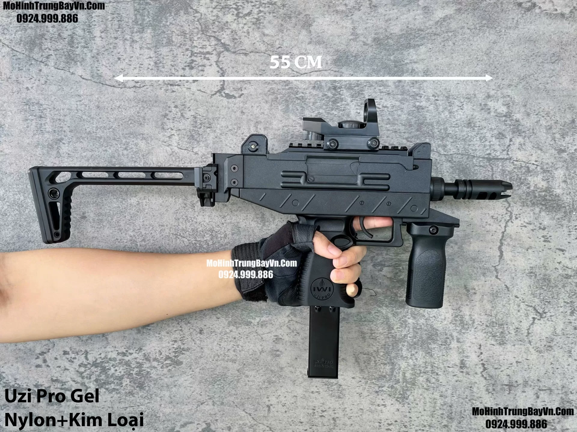 Súng Đạn Thạch SMG UZI Pro Mag Kim Loại  Sấy Cực nhanh  Mp5 Mp7 Mohinhtrungbay Mohinhtrungbay.vn (1) (1)
