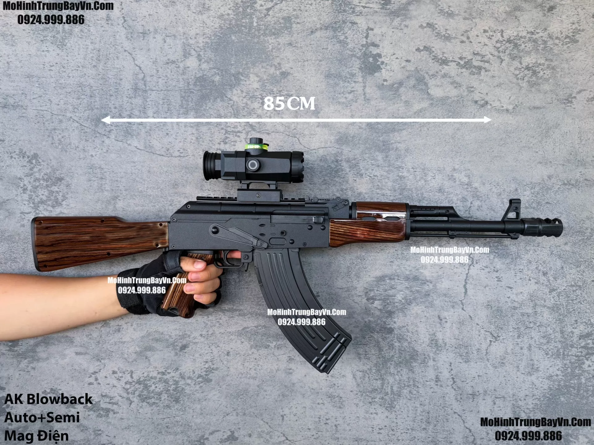 Súng Đạn Thạch AK47 Giá Rẻ Blowback 2 Chế Độ Auto Semi Full Phụ Kiện Giá Rẻ  Mohinhtrungbay Mohinhtrungbay.vn AKM AK