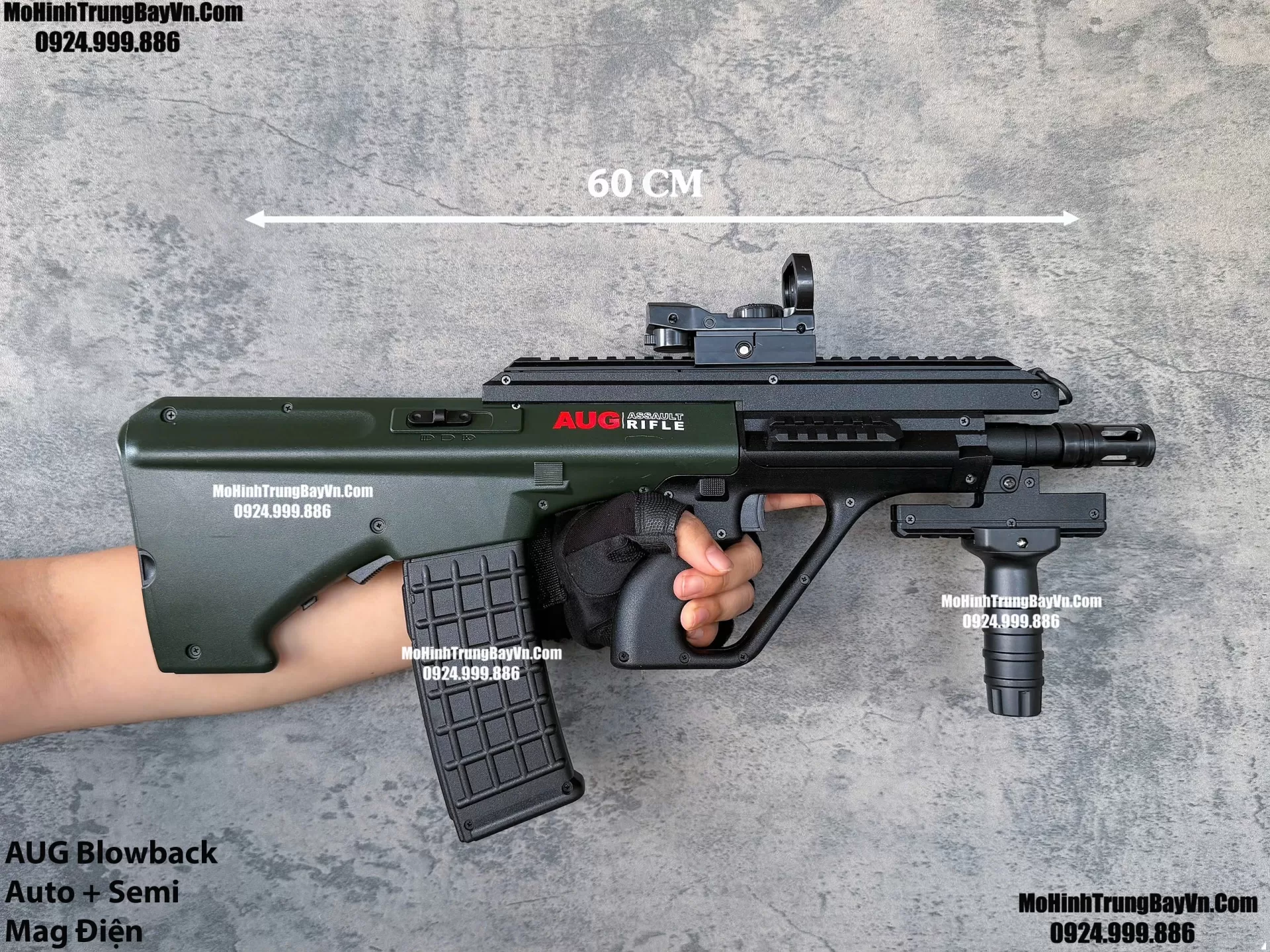 Súng Đạn Thạch AUG CQB Giá Rẻ Blowback 2 Chế Độ Auto Semi Full Phụ Kiện Giá Rẻ  Mohinhtrungbay Mohinhtrungbay.vn (1) (1)