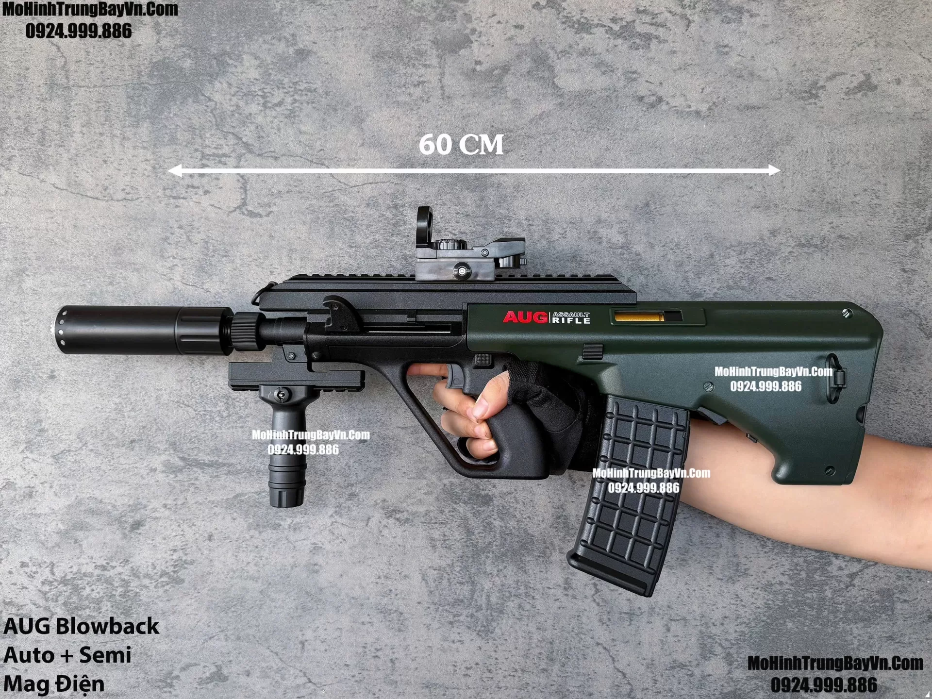 Súng Đạn Thạch AUG CQB Giá Rẻ Blowback 2 Chế Độ Auto Semi Full Phụ Kiện Giá Rẻ  Mohinhtrungbay Mohinhtrungbay.vn (1) (1)