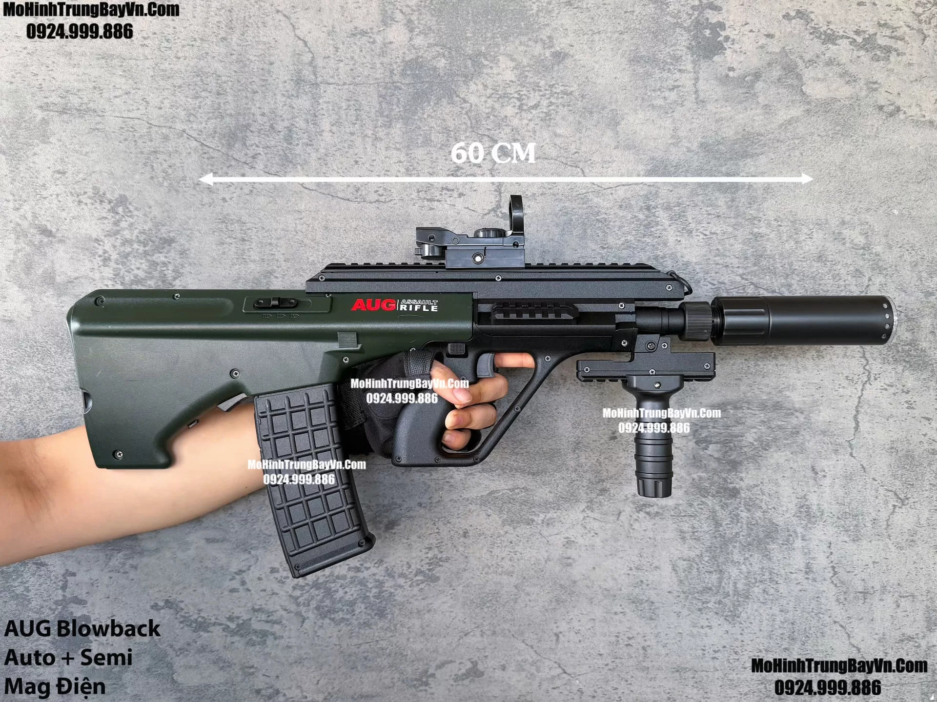 Súng Đạn Thạch AUG CQB Giá Rẻ Blowback 2 Chế Độ Auto Semi Full Phụ Kiện Giá Rẻ  Mohinhtrungbay Mohinhtrungbay.vn (1) (1)