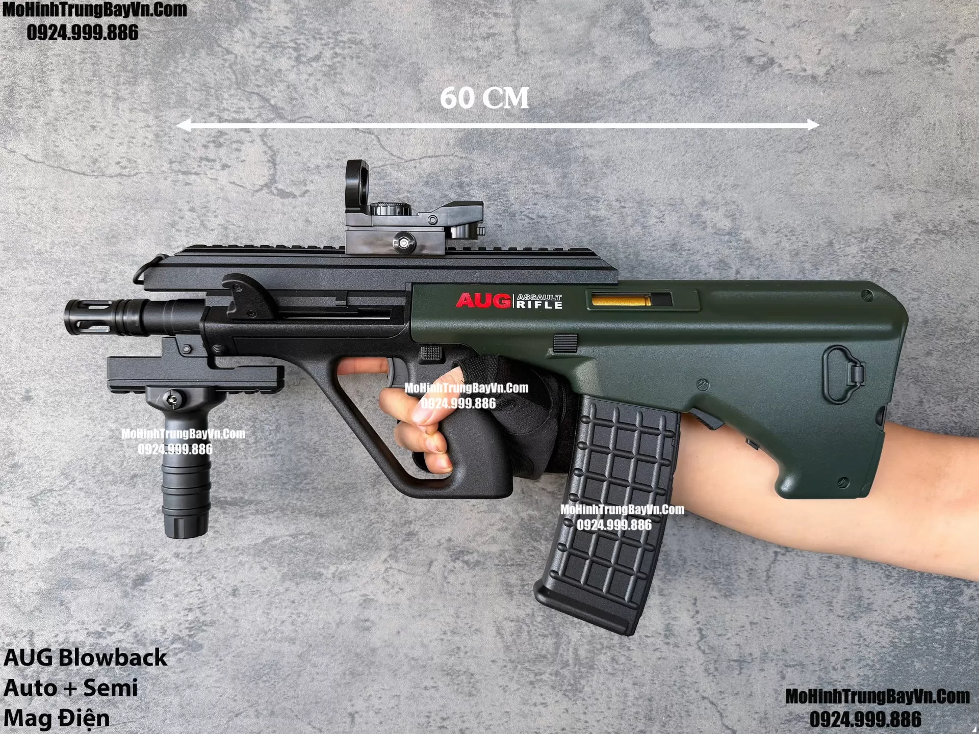 Súng Đạn Thạch AUG CQB Giá Rẻ Blowback 2 Chế Độ Auto Semi Full Phụ Kiện Giá Rẻ  Mohinhtrungbay Mohinhtrungbay.vn (1) (1)
