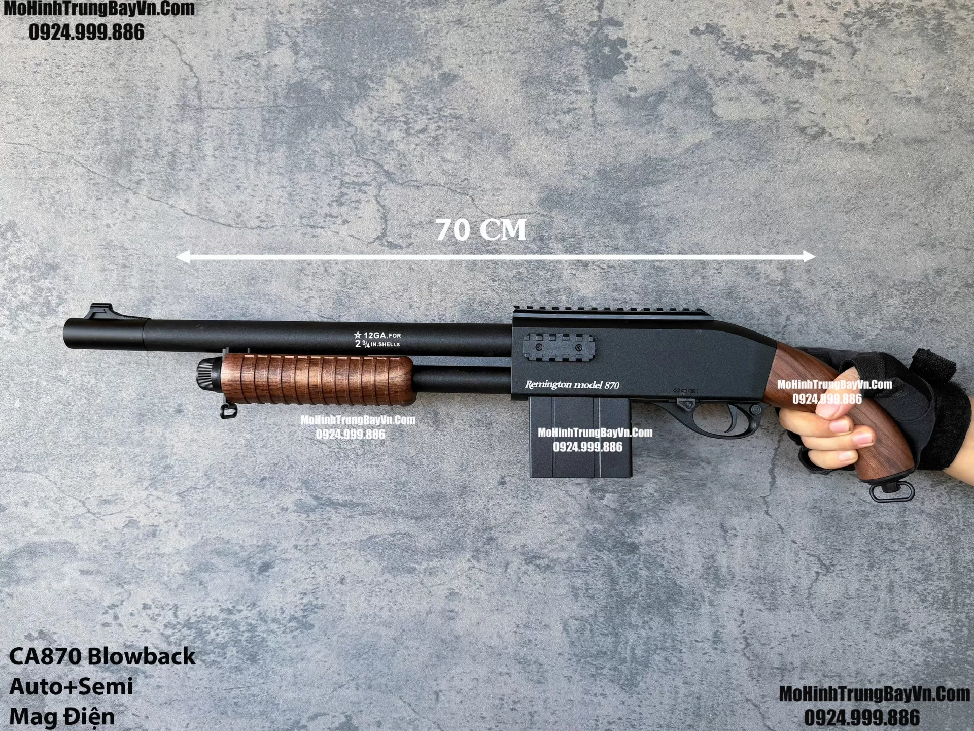 Súng Đạn Thạch Shotgun Auto CA870 Nâu Gỗ Giá Rẻ Blowback 2 Chế Độ Auto Semi Full Phụ Kiện Giá Rẻ  Mohinhtrungbay Mohinhtrungbay.vn Mp5 (1)