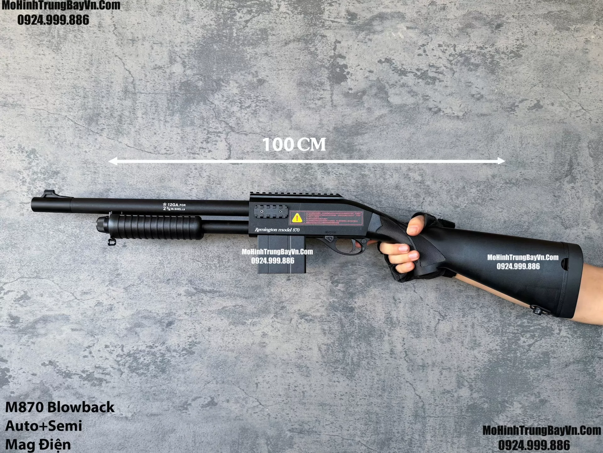 Súng Đạn Thạch Shotgun Auto M870 Classic Giá Rẻ Blowback 2 Chế Độ Auto Semi Full Phụ Kiện Giá Rẻ  Mohinhtrungbay Mohinhtrungbay.vn Mp5 (1) (1)