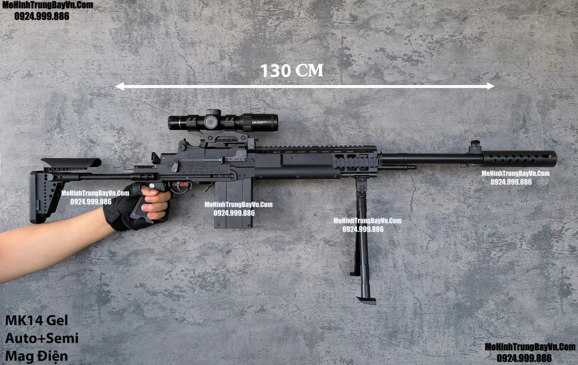 Súng Đạn Thạch MK14 Blowback 2 Chế Độ Auto Semi Full Phụ Kiện Giá Rẻ M Mohinhtrungbay Mohinhtrungbay.vn