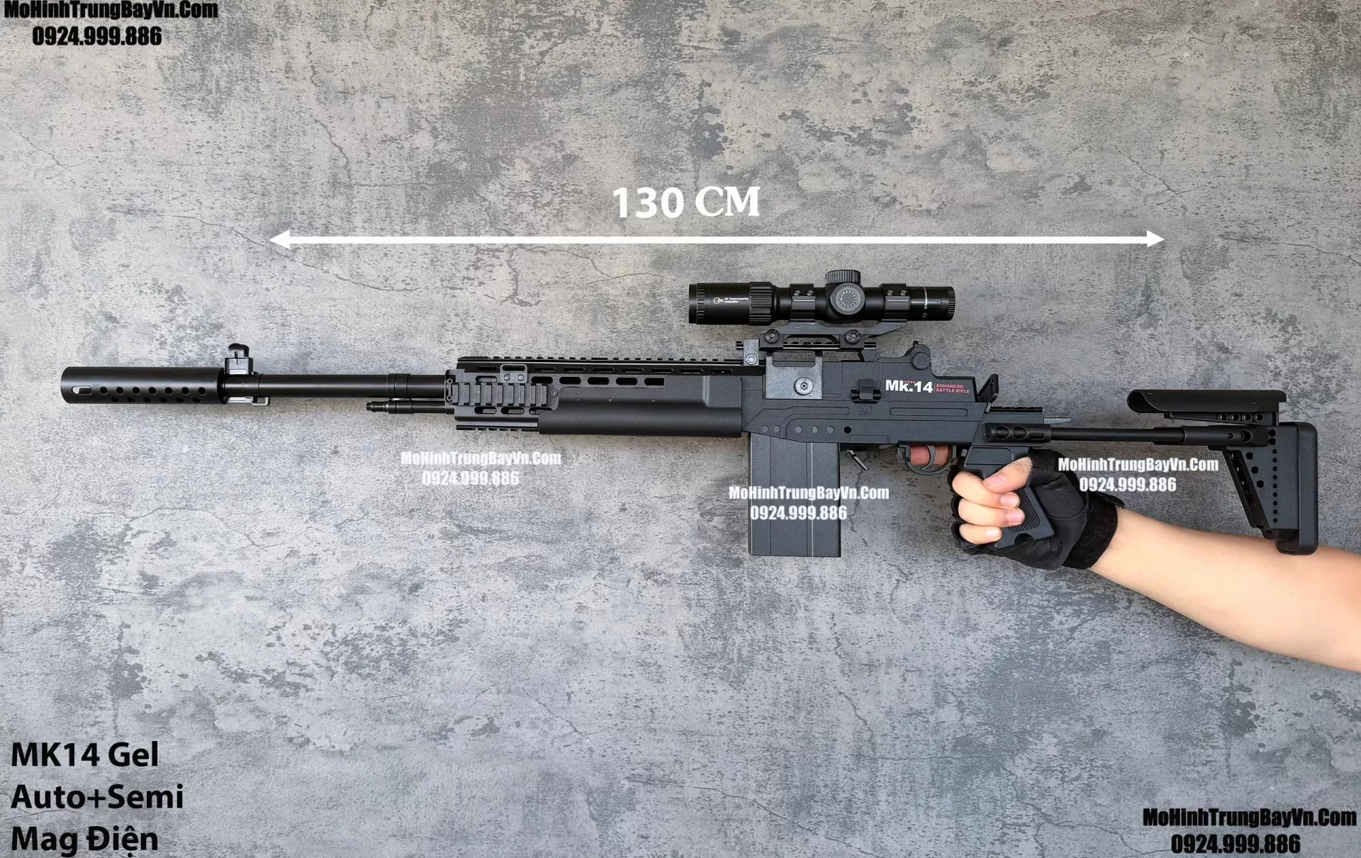 Súng Đạn Thạch MK14 Blowback 2 Chế Độ Auto Semi Full Phụ Kiện Giá Rẻ M Mohinhtrungbay Mohinhtrungbay.vn