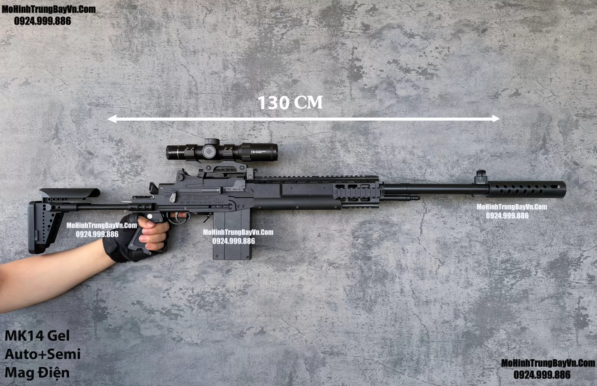 Súng Đạn Thạch MK14 Blowback 2 Chế Độ Auto Semi Full Phụ Kiện Giá Rẻ M Mohinhtrungbay Mohinhtrungbay.vn