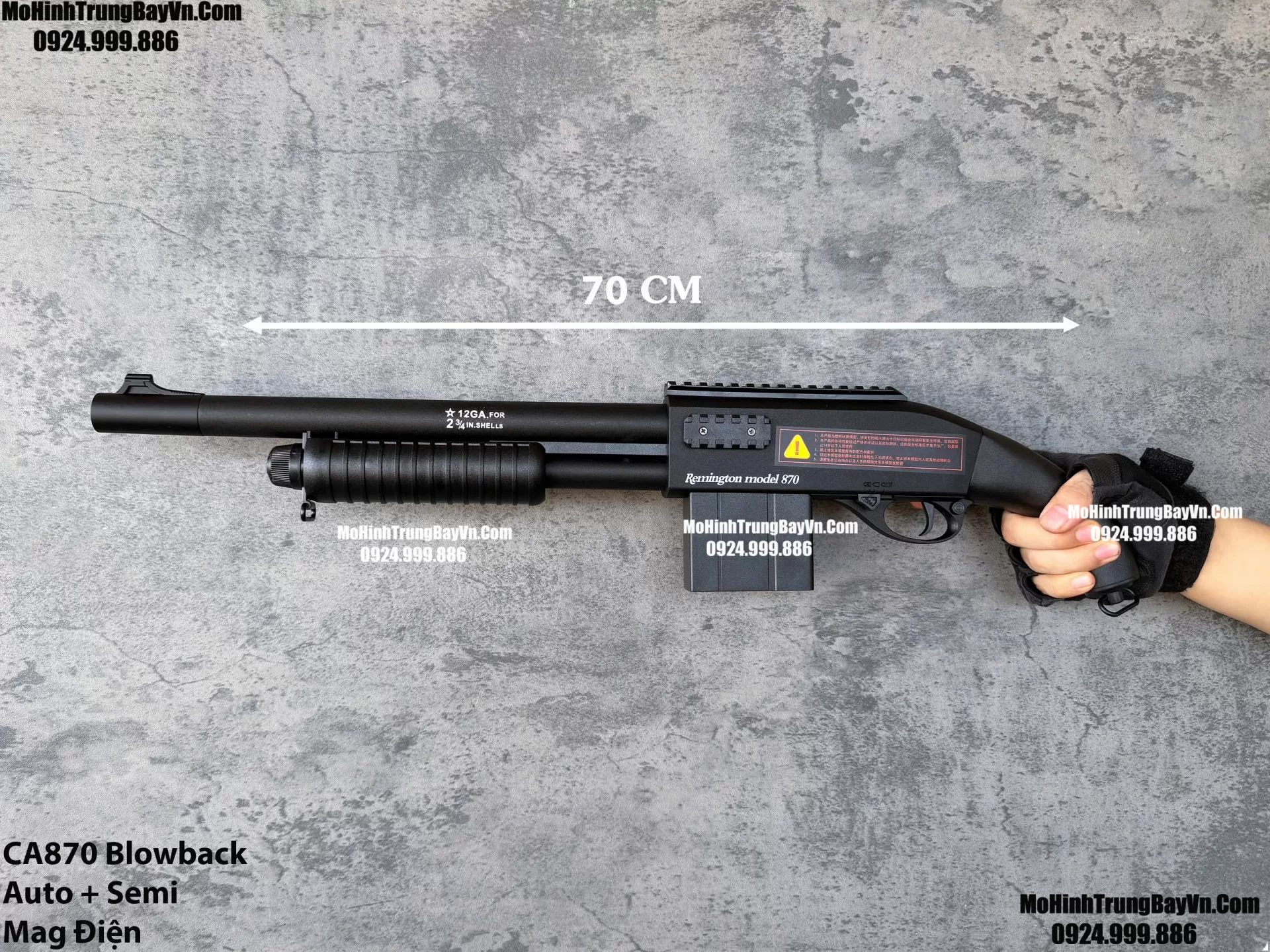 Súng Đạn Thạch Shotgun Auto CA870 Classic Giá Rẻ Blowback 2 Chế Độ Auto Semi Full Phụ Kiện Giá Rẻ  Mohinhtrungbay Mohinhtrungbay.vn Mp5