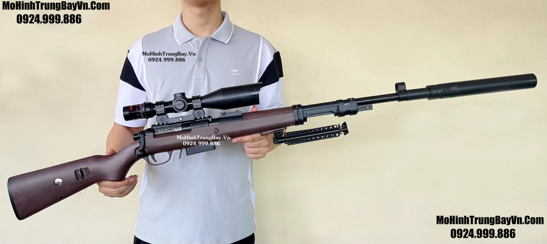Súng Đạn Thạch Sniper Kar98 Có Khoá Botl Nòng Tặng Kèm Full Phụ Kiện Và 2000 Gel k98 Ka98 Mohinhtrungbay Mohinhtrungbay.vn