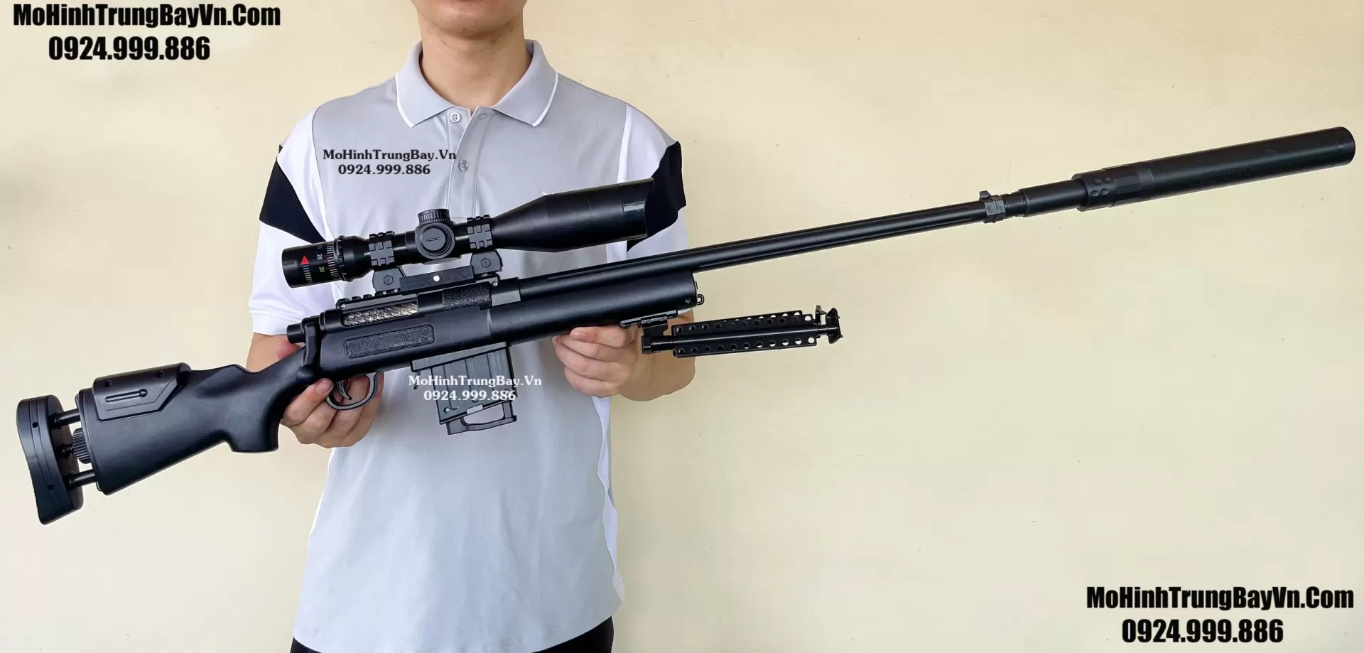 Súng Đạn Thạch Sniper M24 130cm Có Khoá Botl Nòng Tặng Kèm Full Phụ Kiện Và 2000 Gel Mohinhtrungbay Mohinhtrungbay.vn (1)