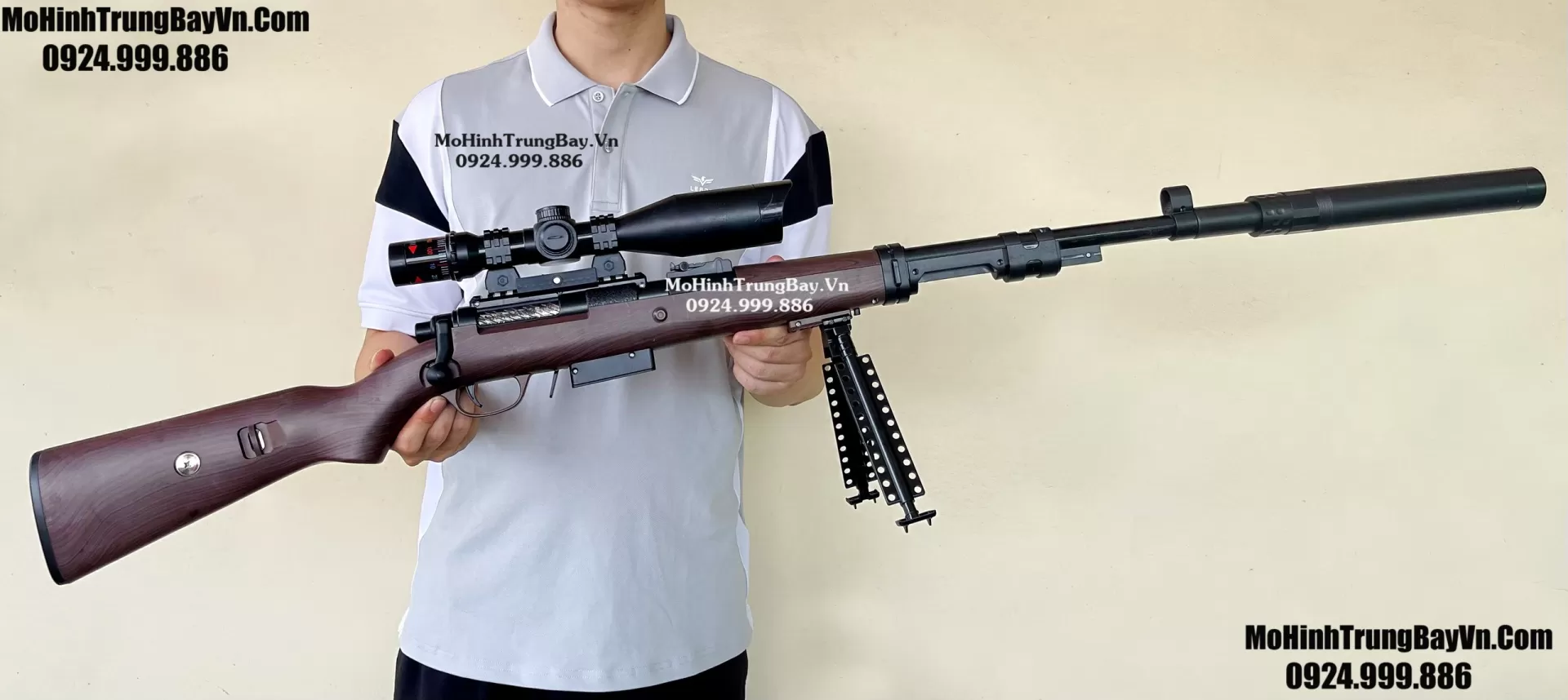 Súng Đạn Thạch Sniper Kar98 Có Khoá Botl Nòng Tặng Kèm Full Phụ Kiện Và 2000 Gel k98 Ka98 Mohinhtrungbay Mohinhtrungbay.vn