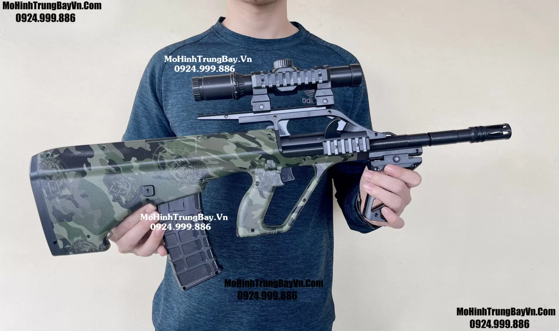AUG Camo Đạn Thạch 80m Auto 2 Chế Độ Full Phụ Kiện Mohinhtrungbay Mohinhtrungbay.vn