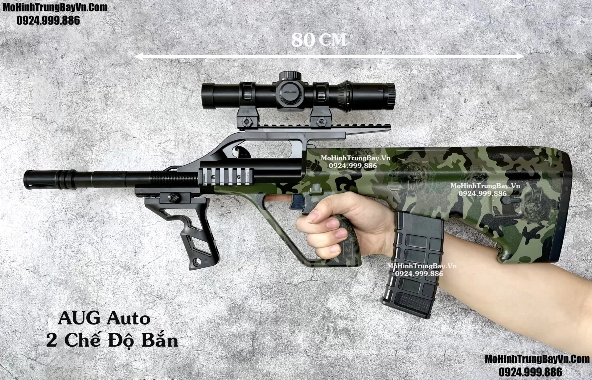 AUG Camo Đạn Thạch 80m Auto 2 Chế Độ Full Phụ Kiện Mohinhtrungbay Mohinhtrungbay.vn