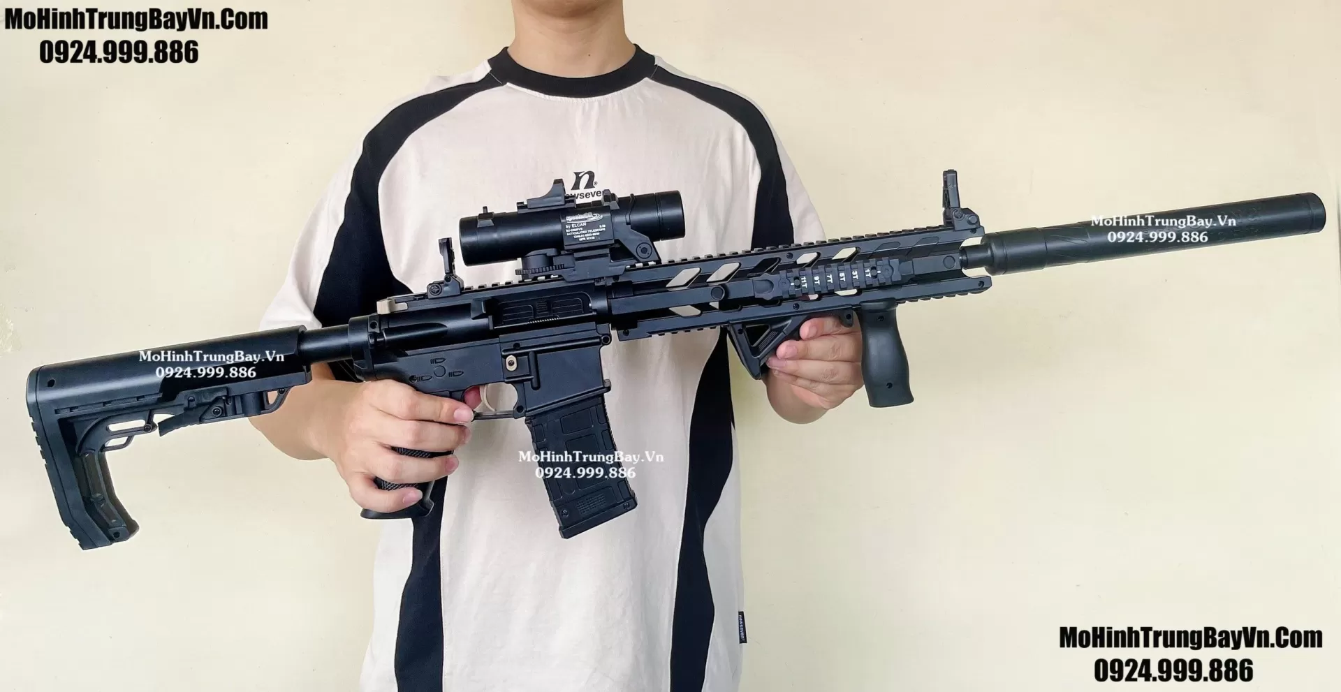 Súng Đạn Thạch HK416 2 Băng Đạn Giá Rẻ Full Phụ Kiện Hàng Mới 2023 Cực Đẹp M4a1 M416 M16 M4 K300 Mohinhtrungbay Mohinhtrungbay.vn