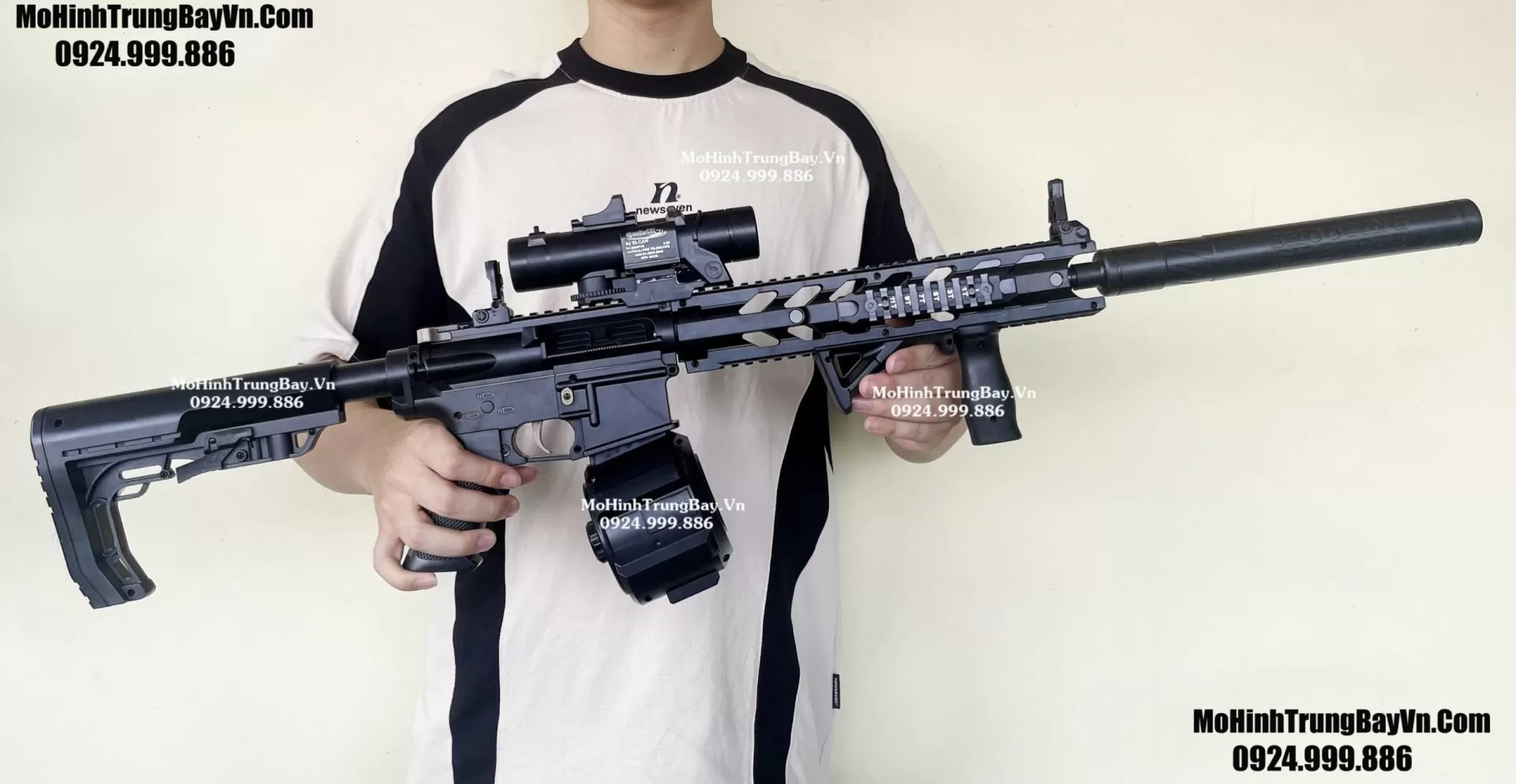 Súng Đạn Thạch HK416 2 Băng Đạn Giá Rẻ Full Phụ Kiện Hàng Mới 2023 Cực Đẹp M4a1 M416 M16 M4 K300 Mohinhtrungbay Mohinhtrungbay.vn