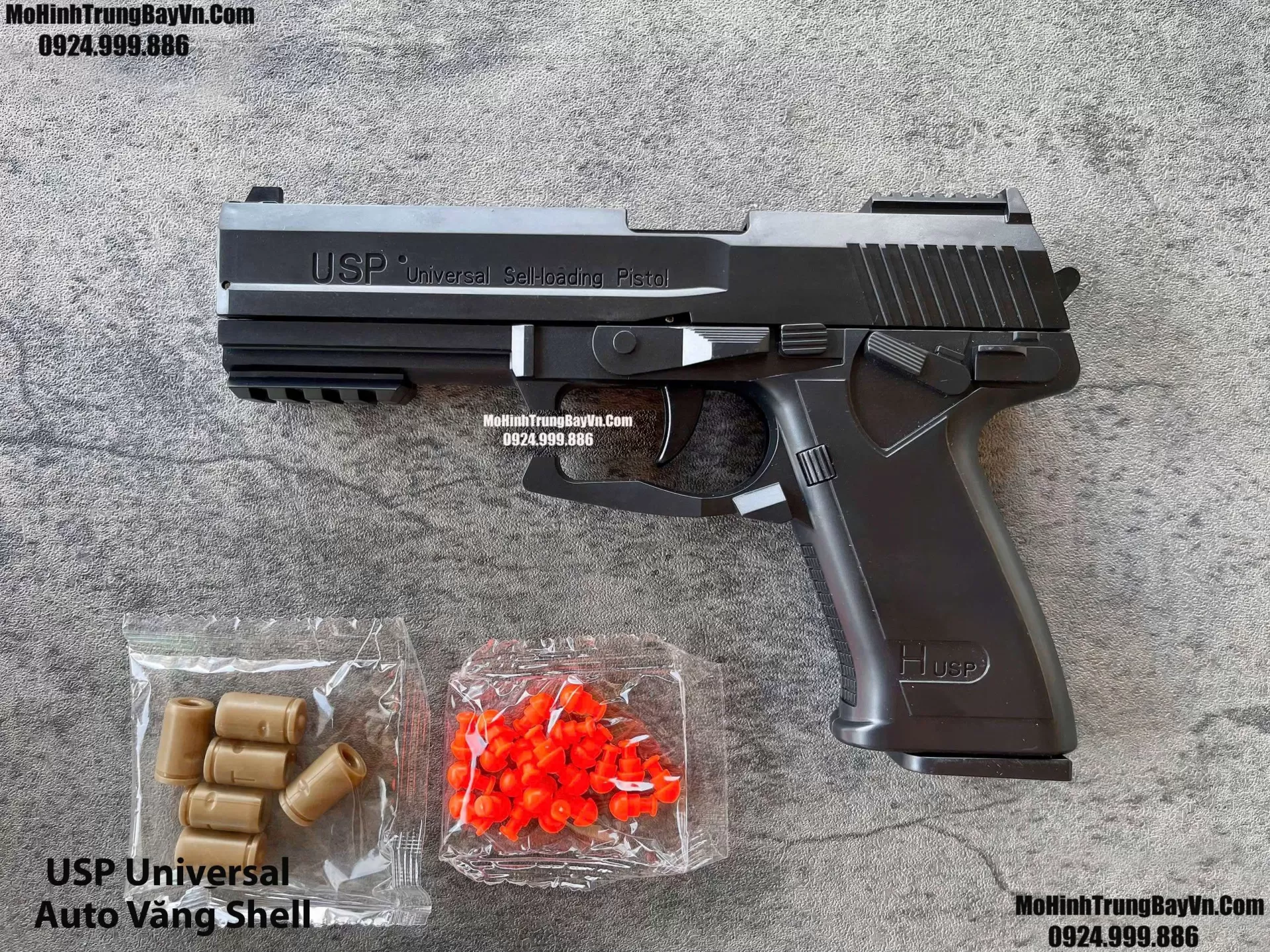 Súng Lục USP Đen Auto Văng Shell Giá Rẻ Full Phụ Kiện Mohinhtrungbay Mohinhtrungbay.vn